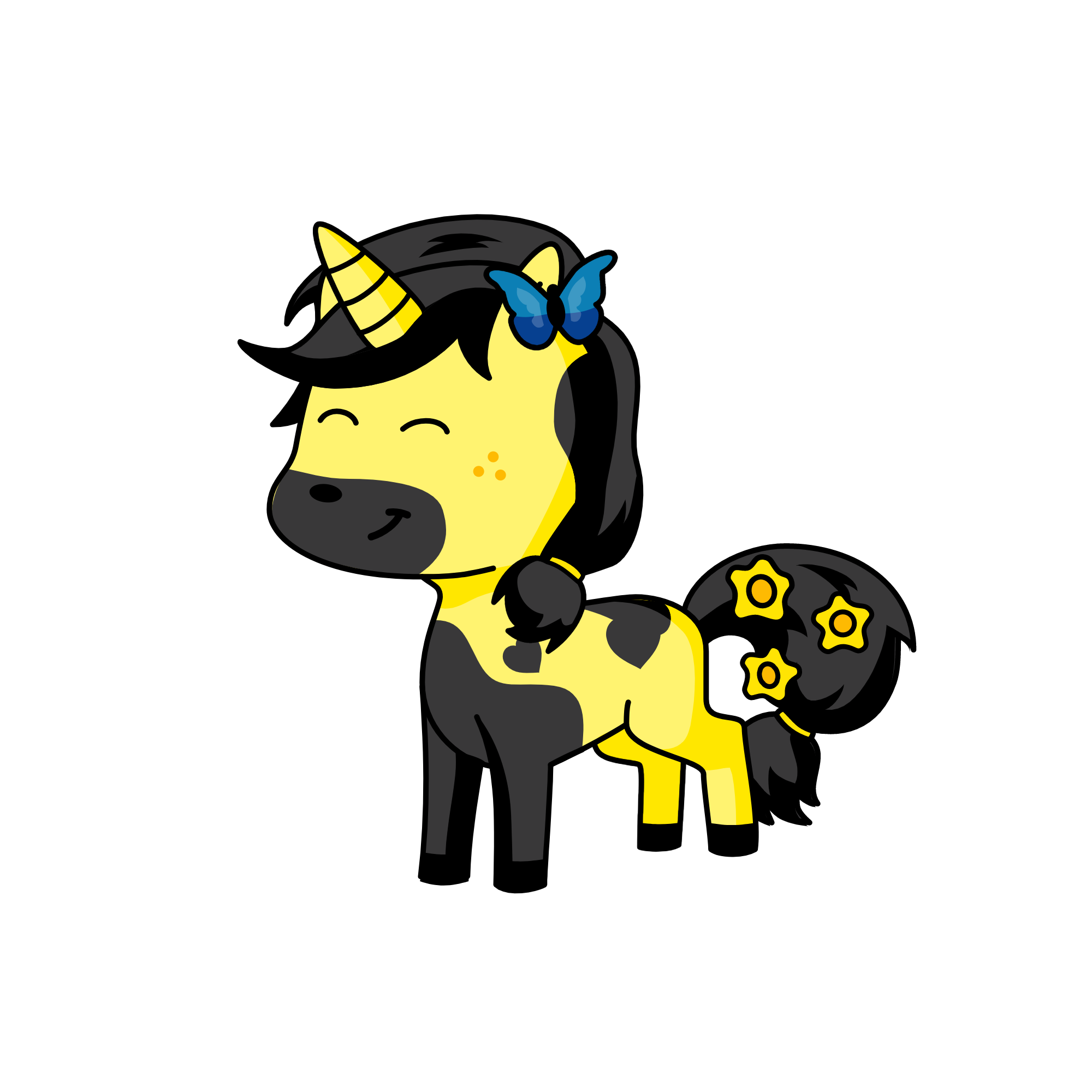 Helga Hufflepuff, the unicorn