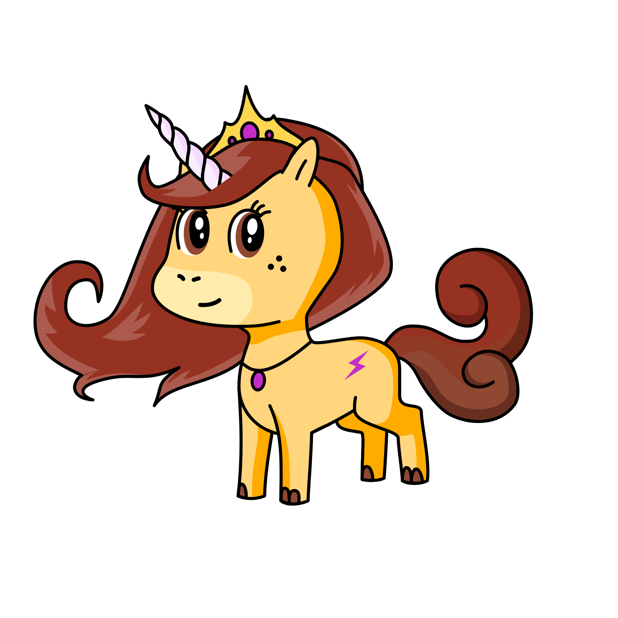 Misty, the unicorn