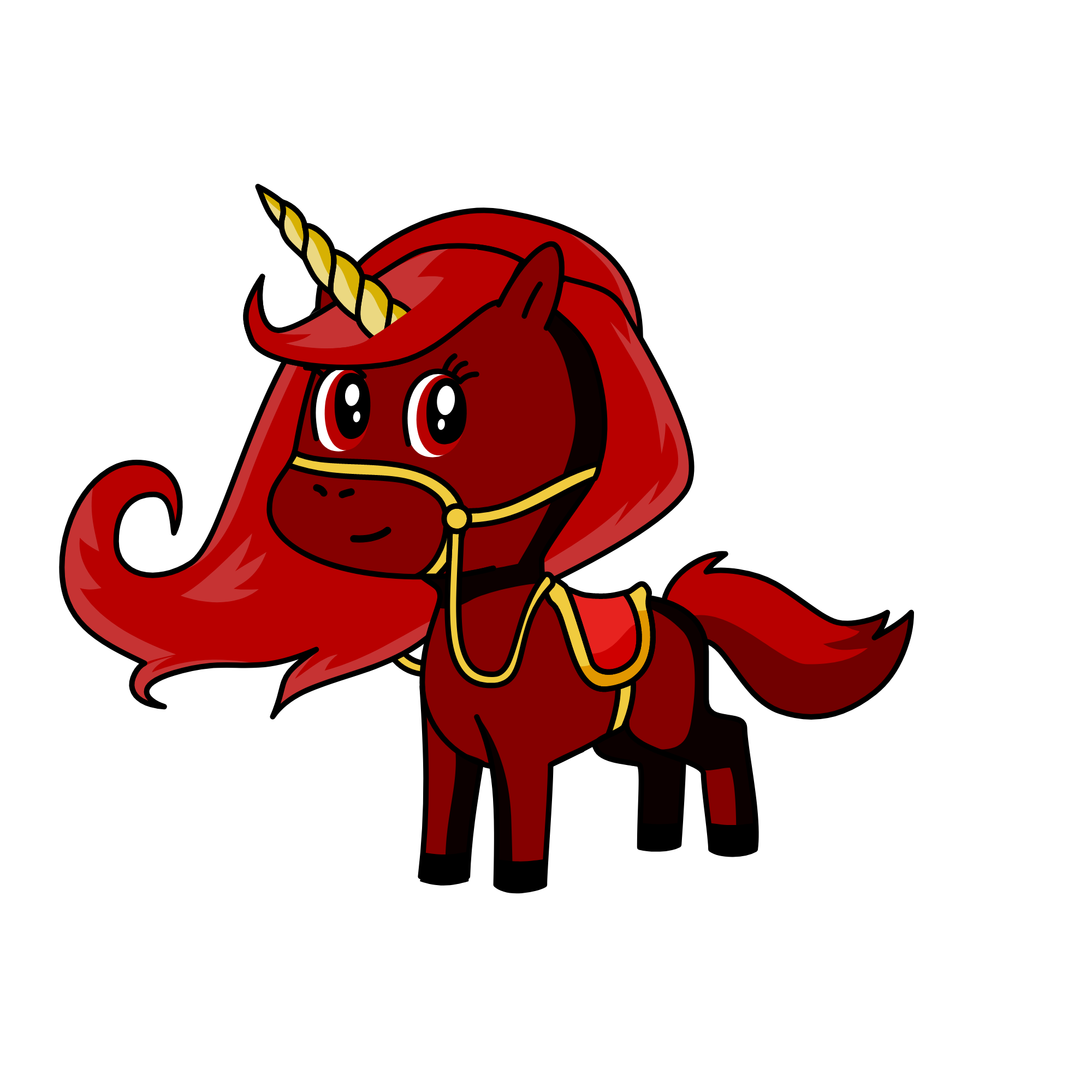 Bronze, the unicorn
