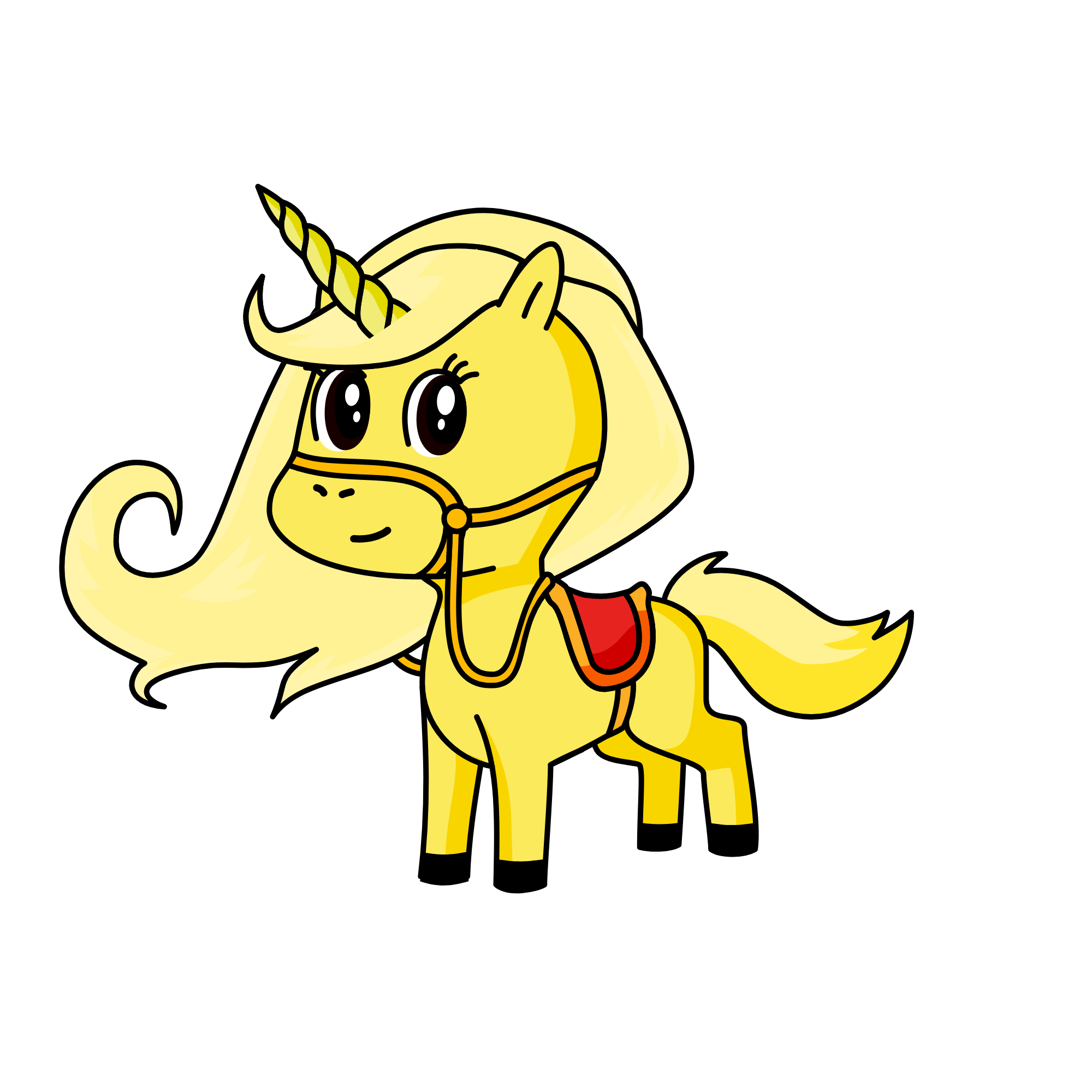 Goldie, the unicorn