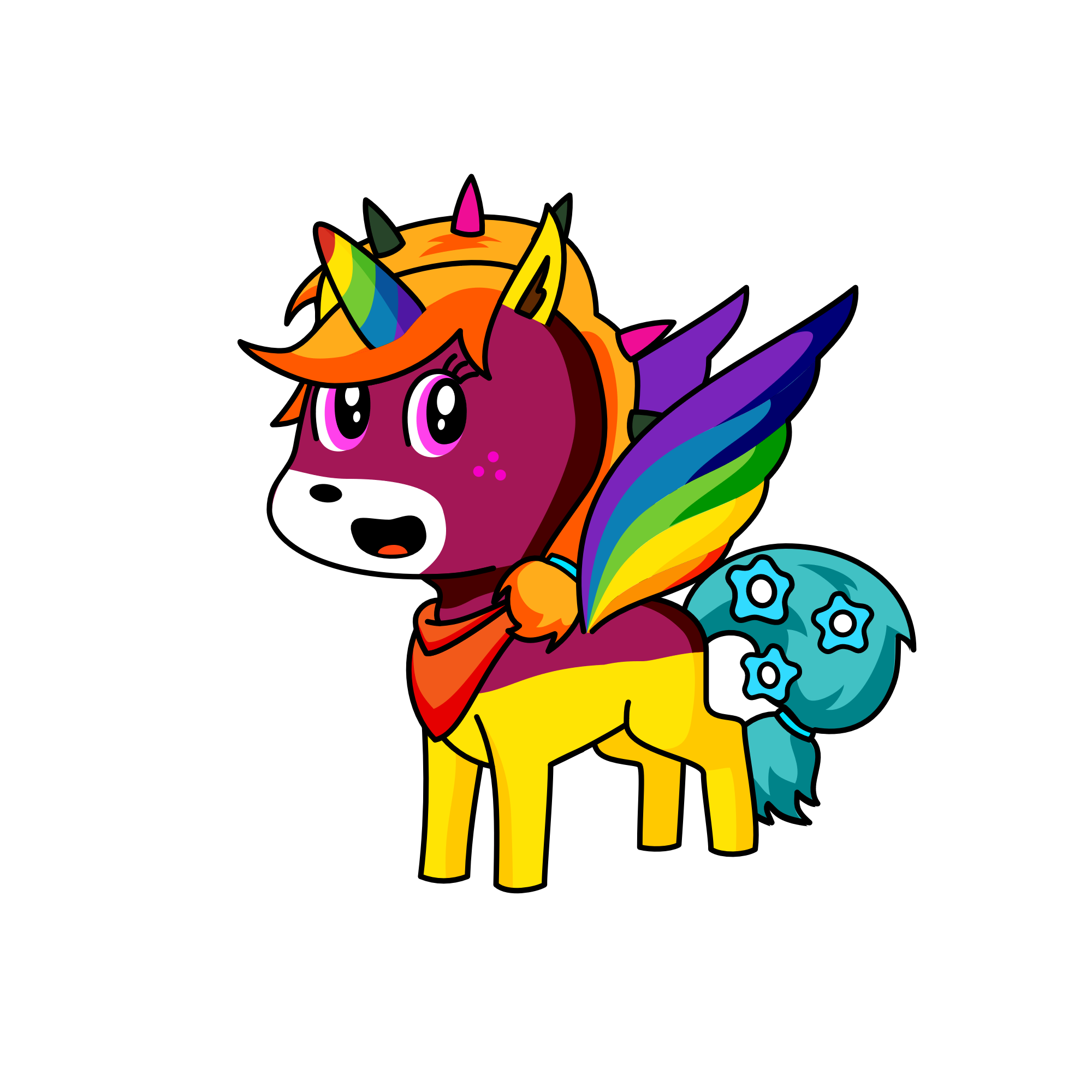 SPIKEY, the unicorn