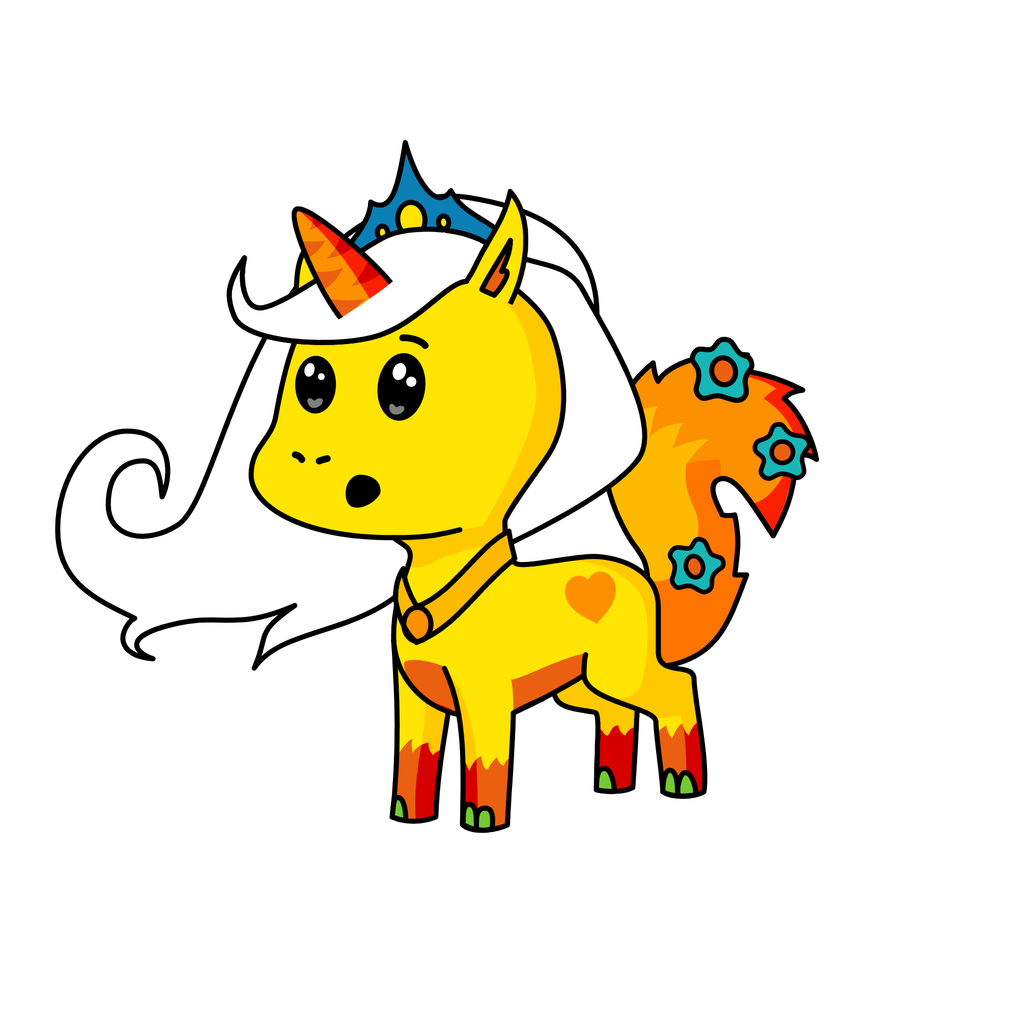 fire, the unicorn
