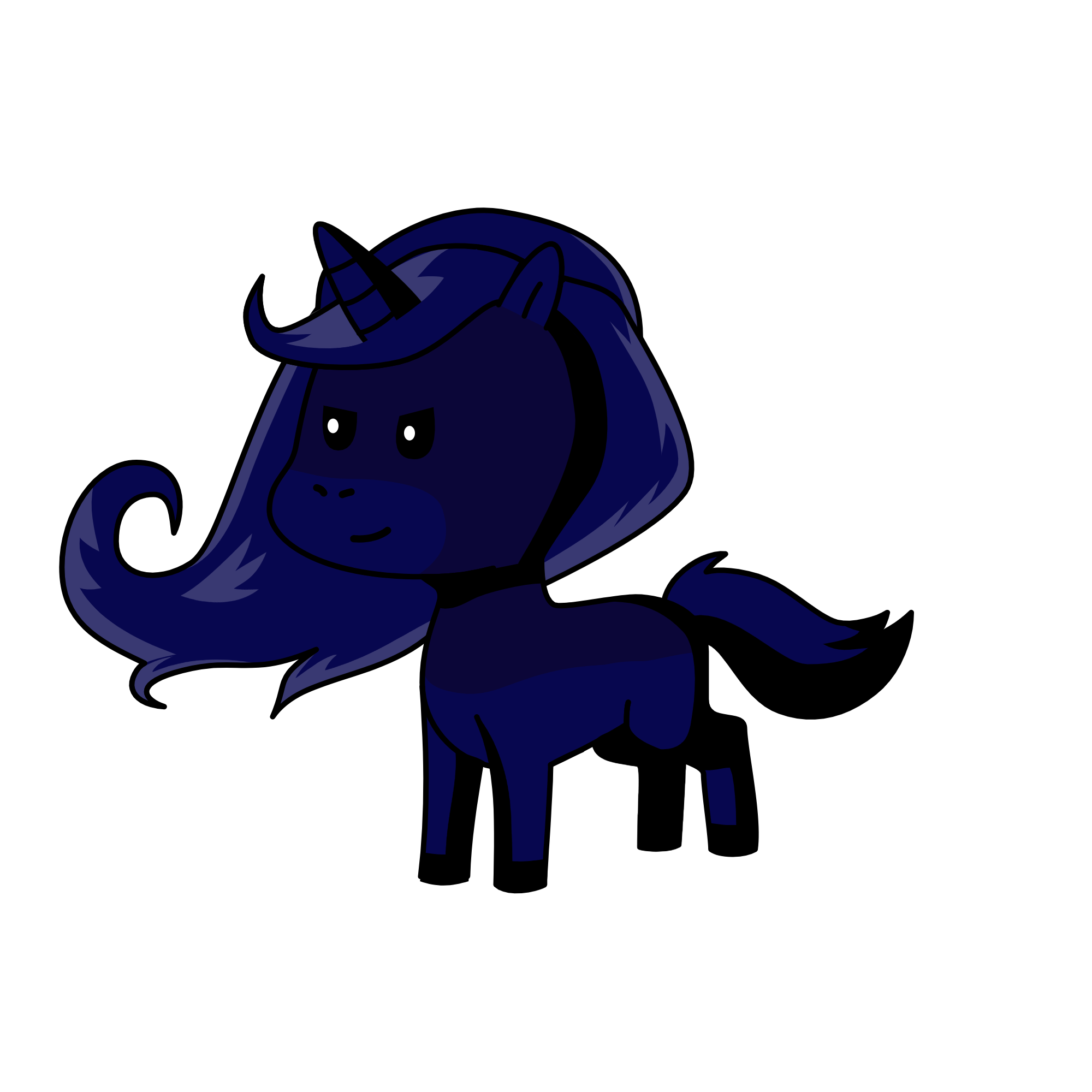 nightmare moon, the unicorn