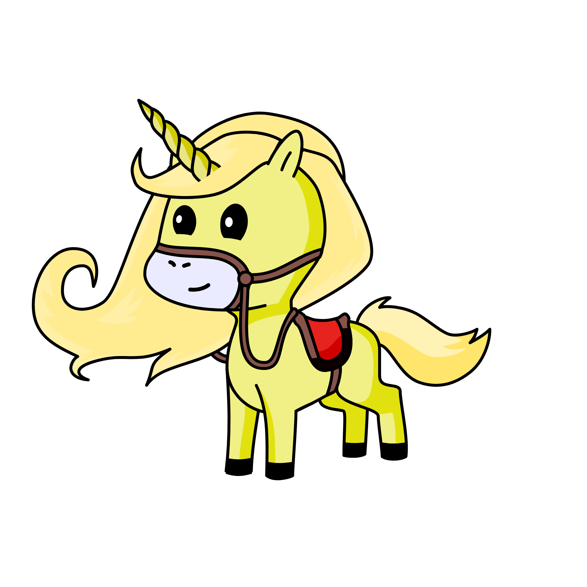 Cheekalinda, the unicorn