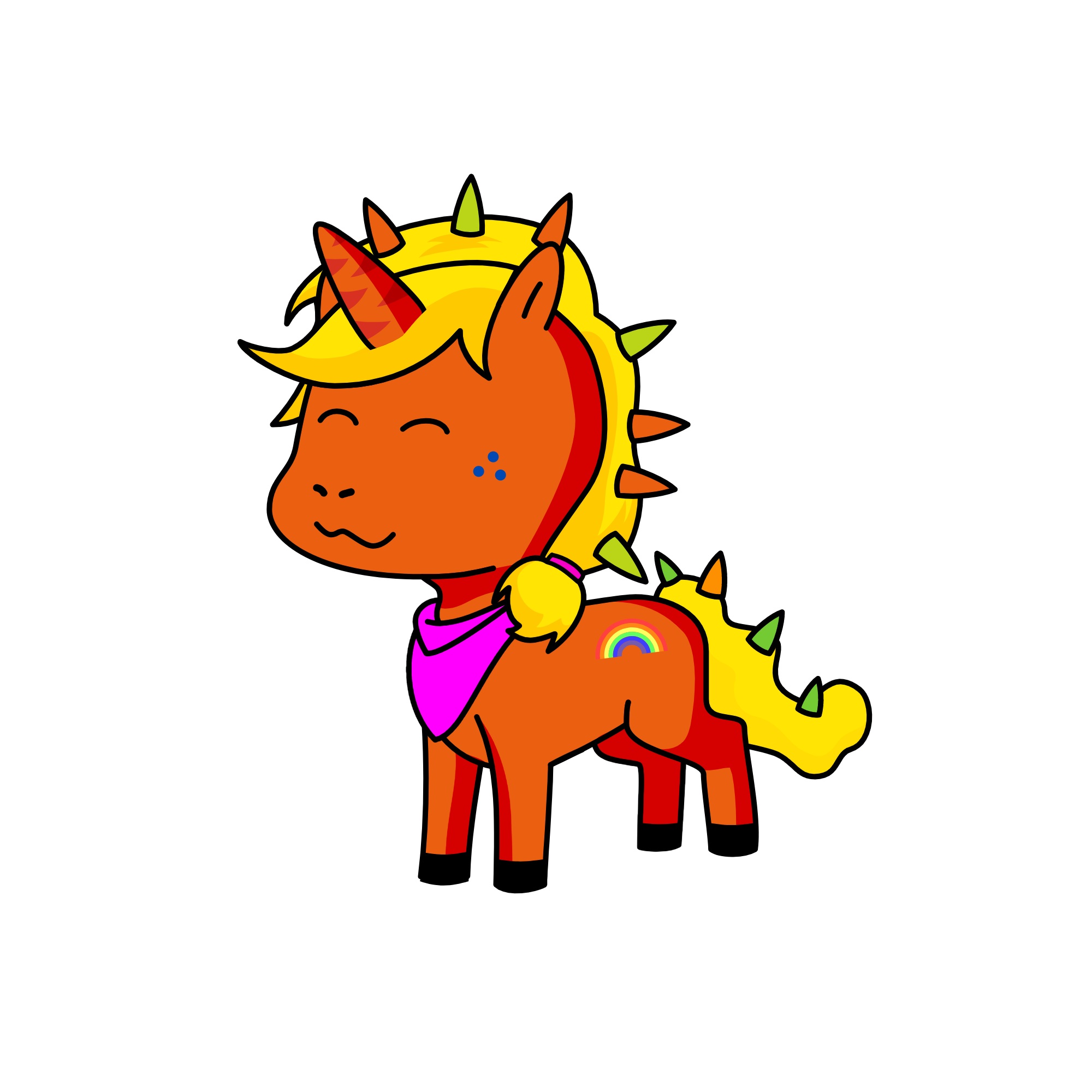 clowncorez_ on instagram, the unicorn
