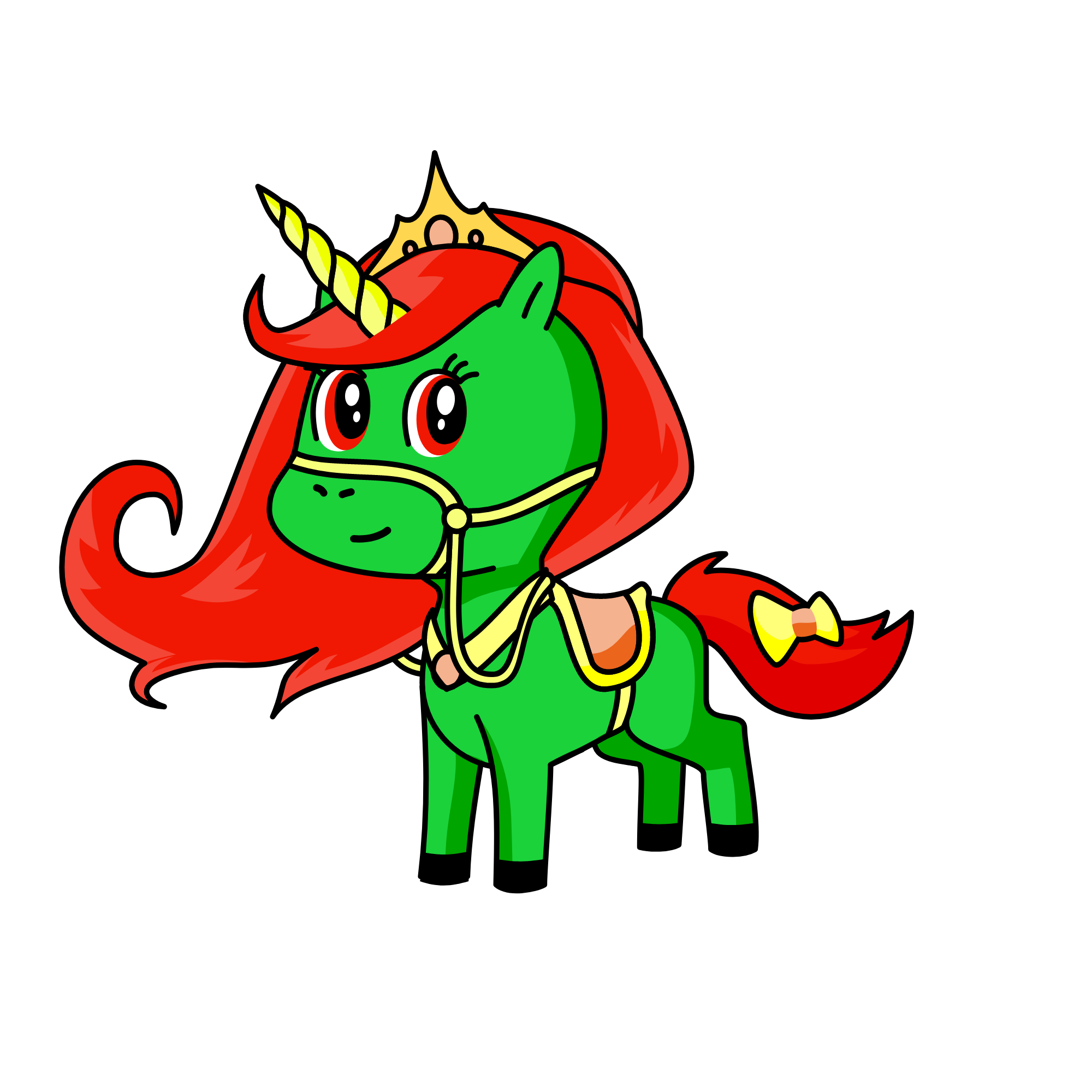 Arial, the unicorn
