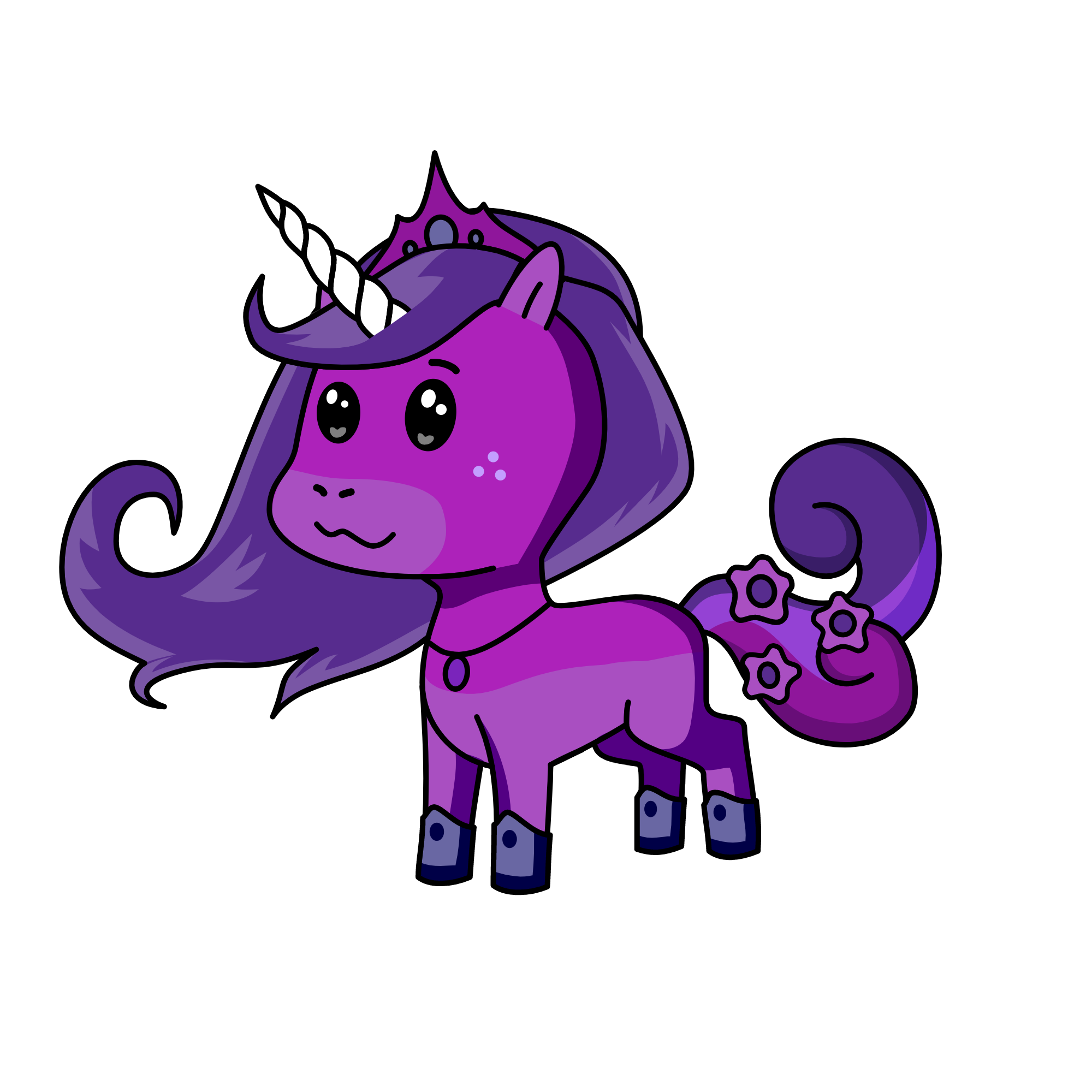 Violetta, the unicorn