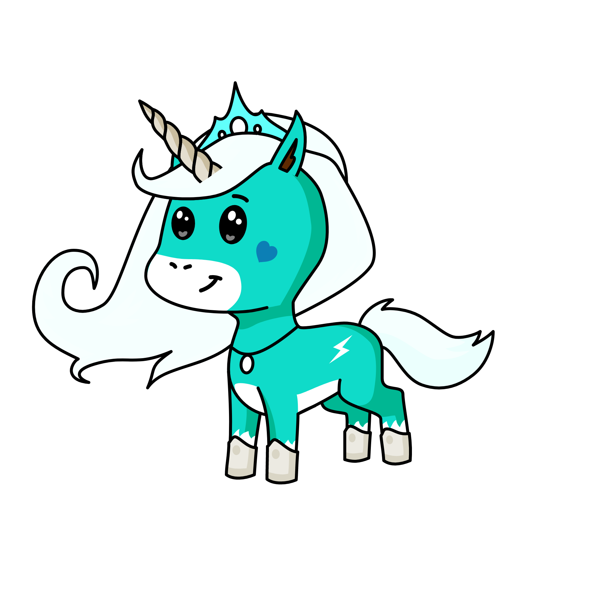 QUEEN OF ICES, the unicorn