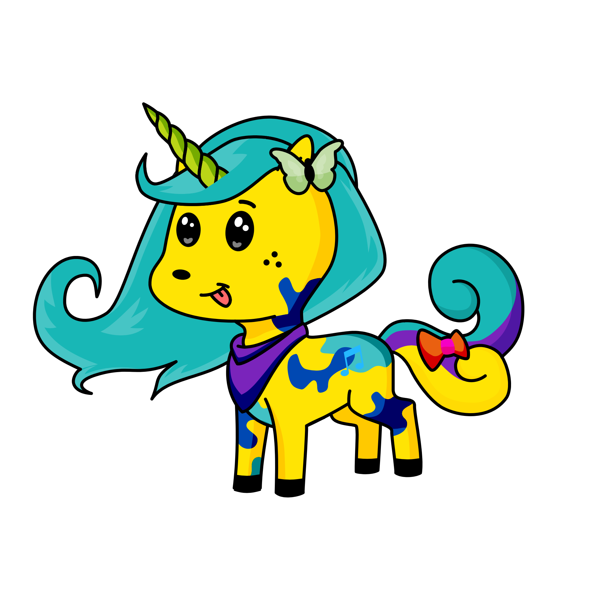 Sunny (princess lovely’s assistant , the unicorn