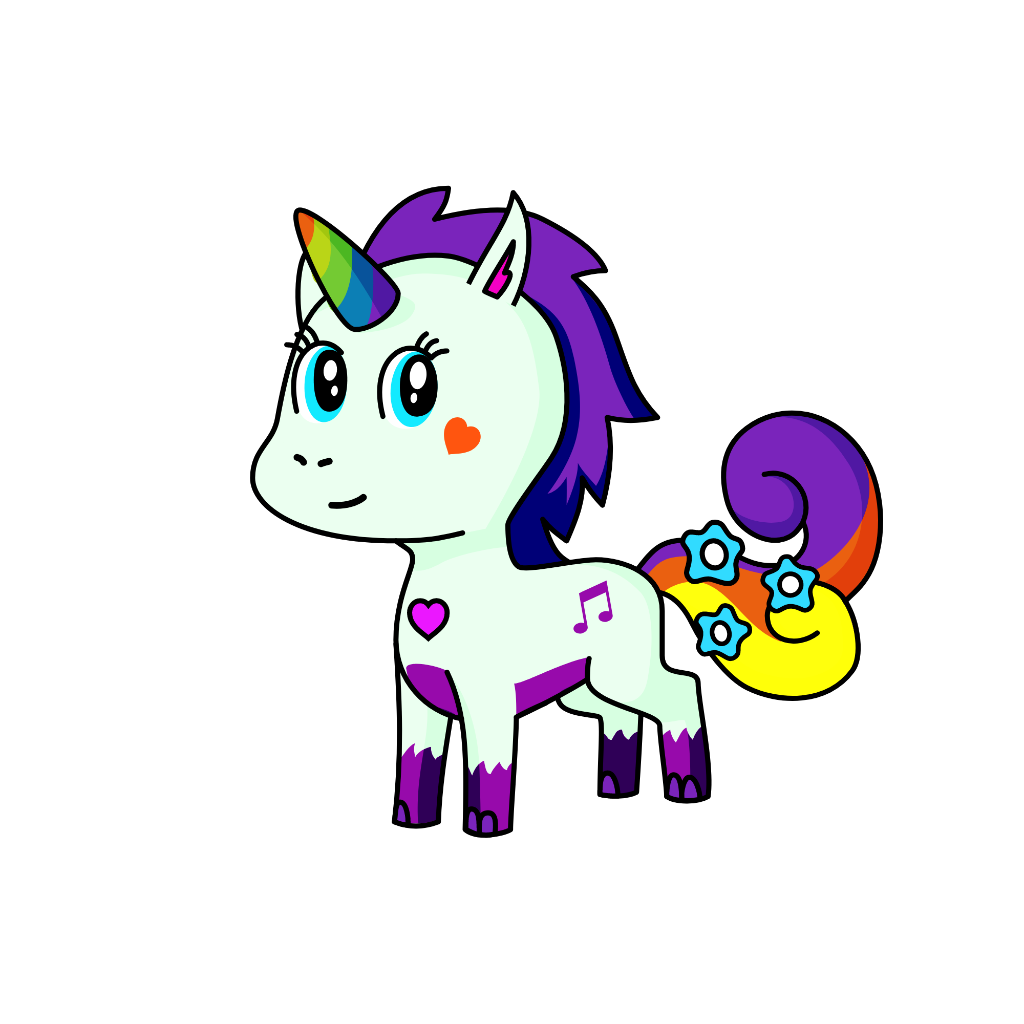 Moon, the unicorn
