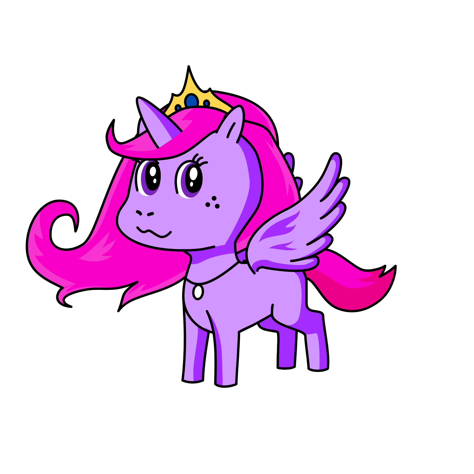 Christya, the unicorn