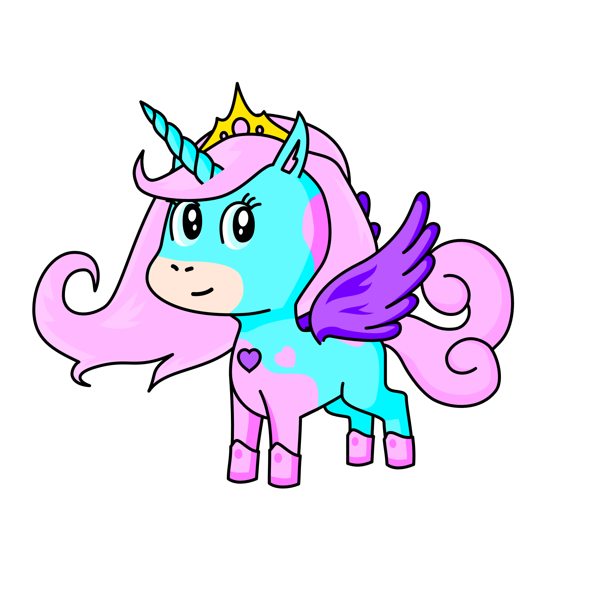 THE GRAND UNICORN, THE MOST BEAUTIFUL UNICORN EVER, THE QUEEN OF ALL UNICORNS, SELENA SPARKLES III, the unicorn
