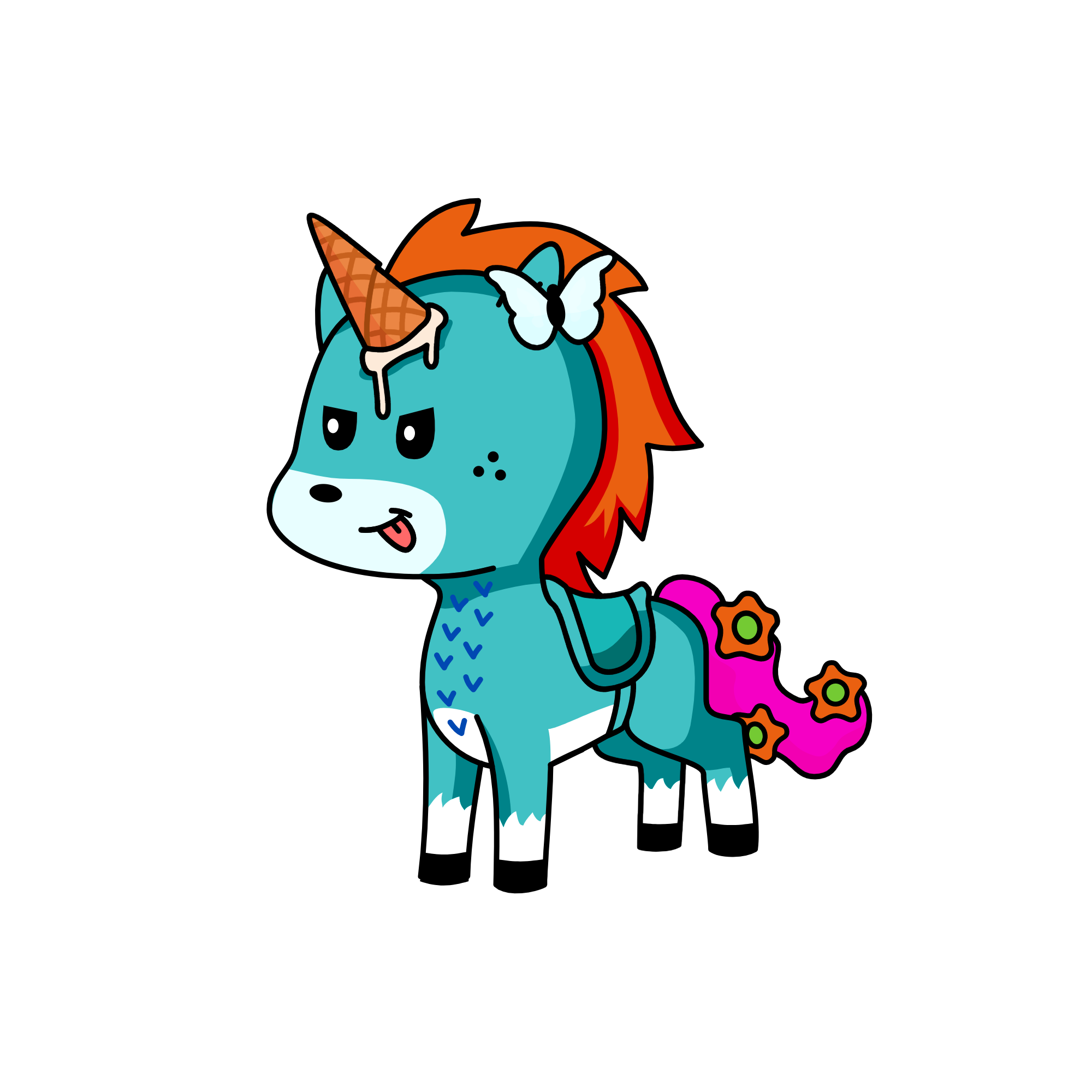 jade, the unicorn
