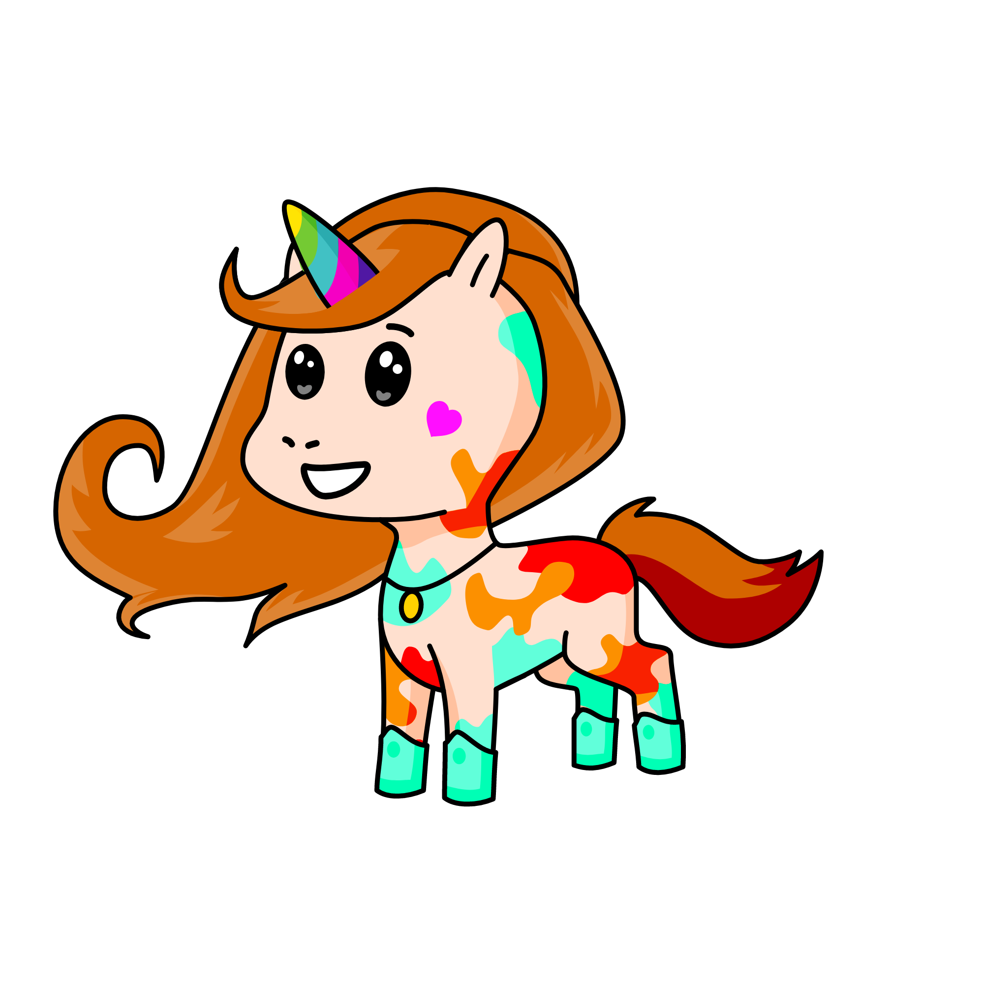 Mari BFF, the unicorn