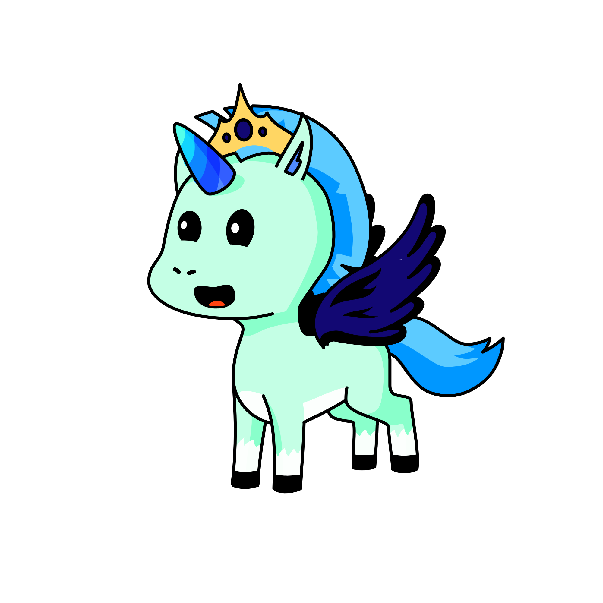 Frozen Yoghurt, the unicorn