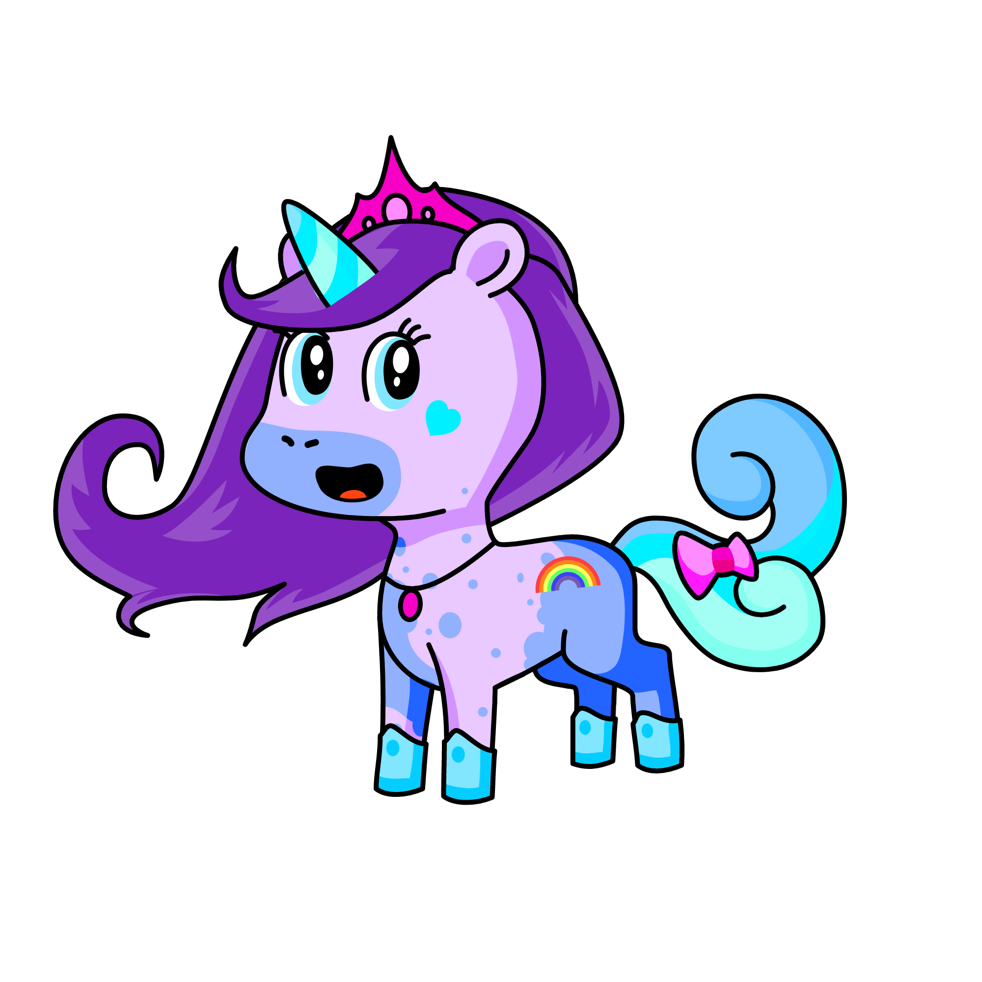 Krystal, the unicorn