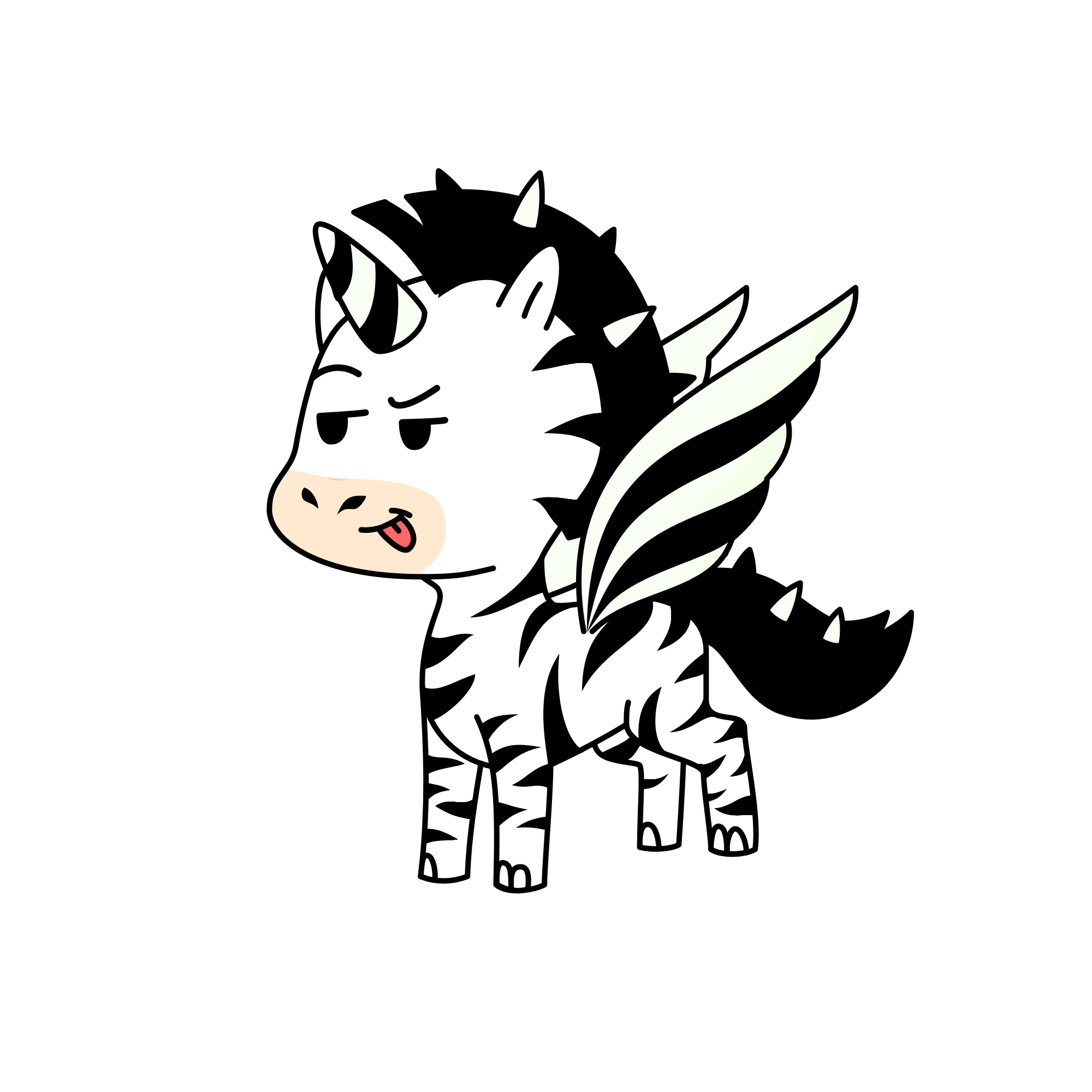 Zebra, the unicorn