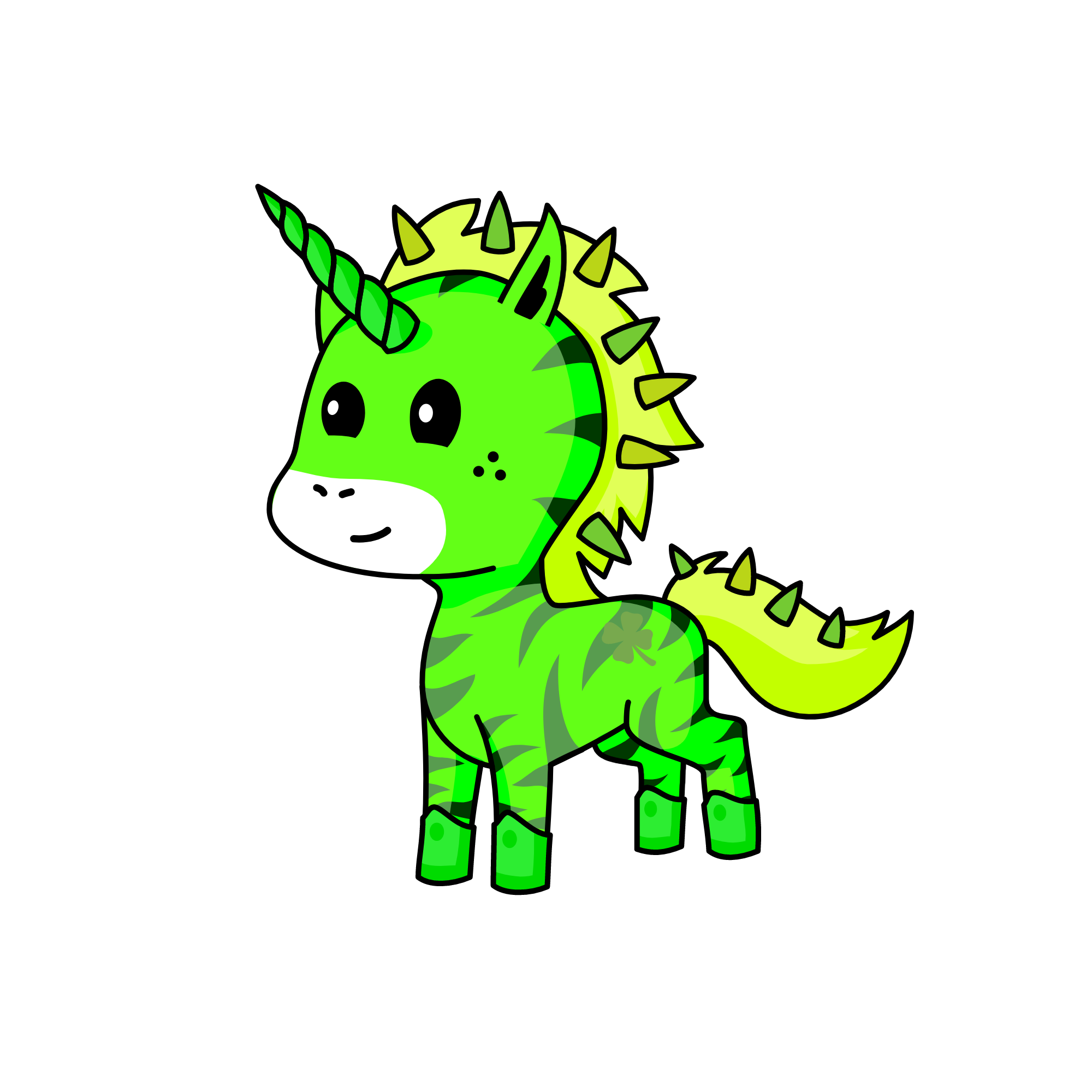 Foliana, the unicorn
