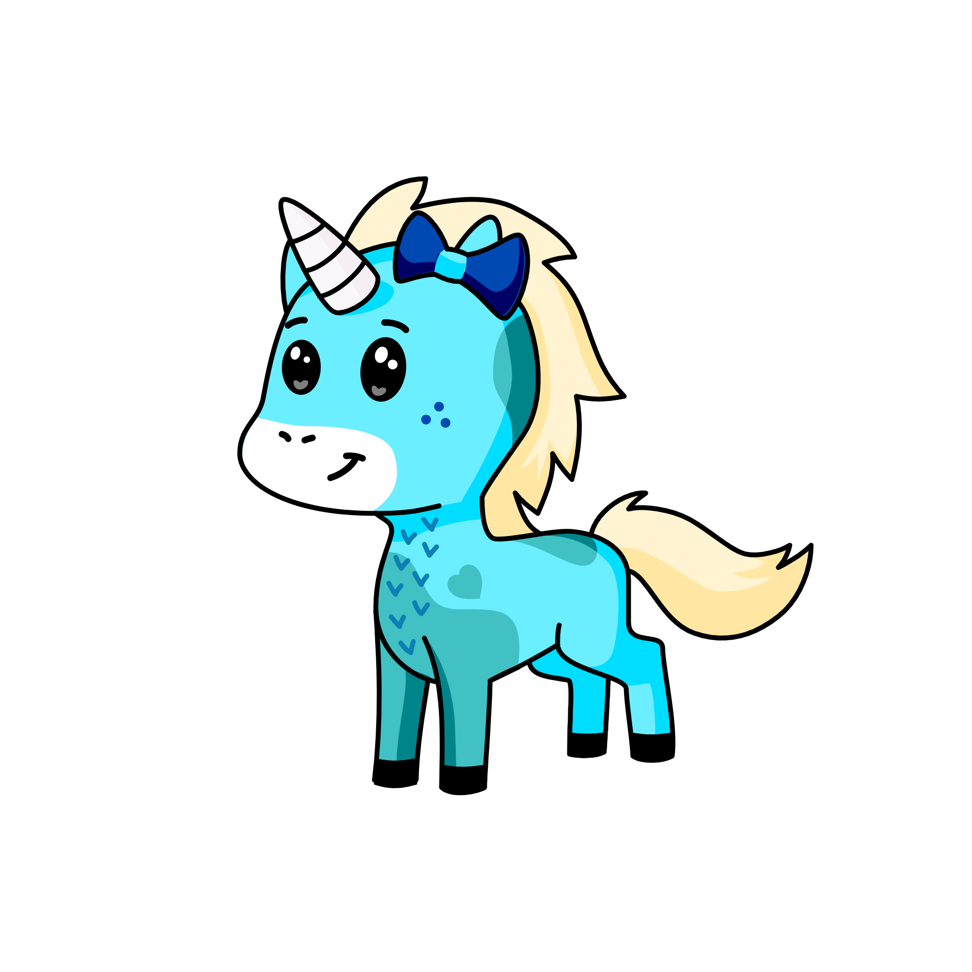 Elsa (YOUNGER), the unicorn