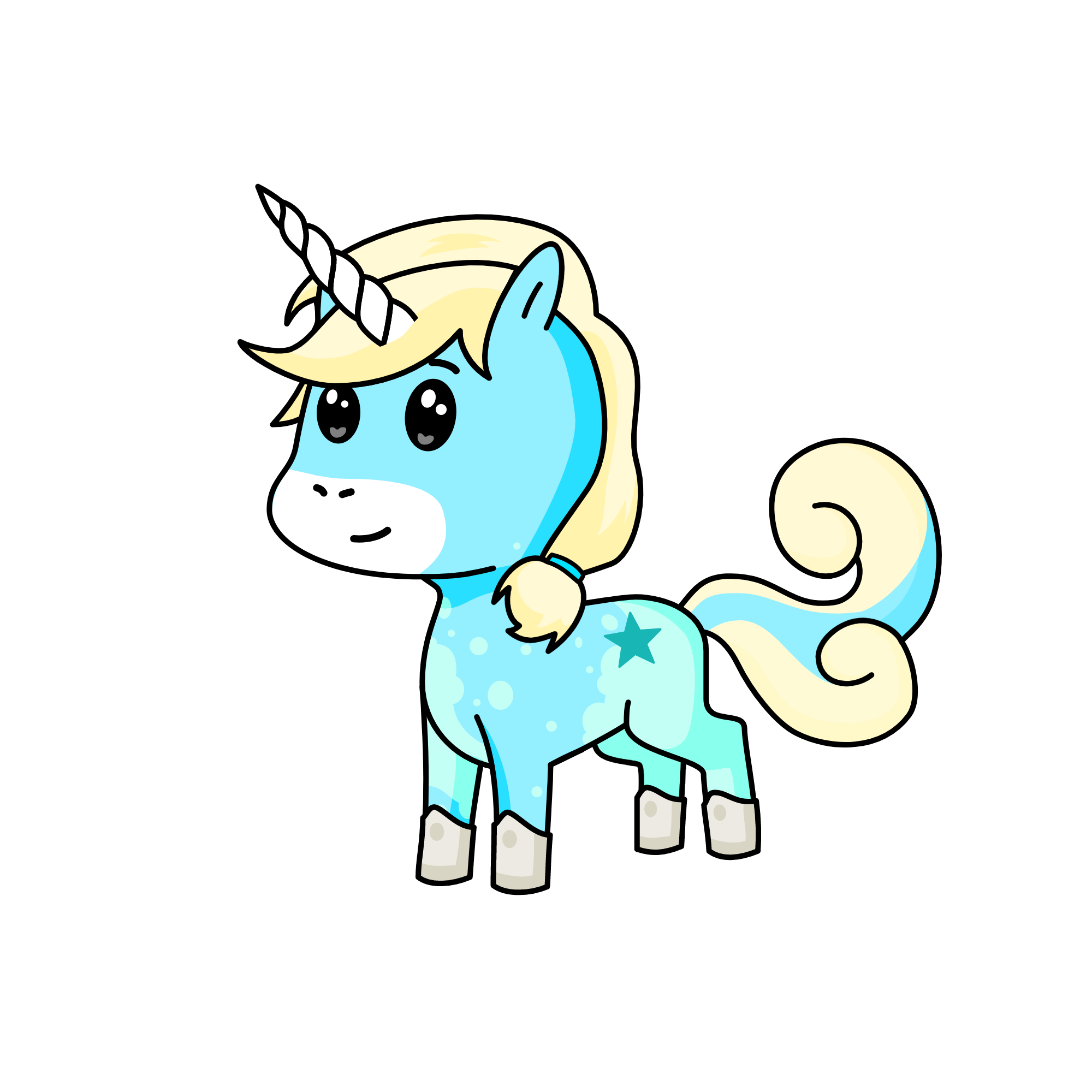 Elsa (LET IT GO), the unicorn