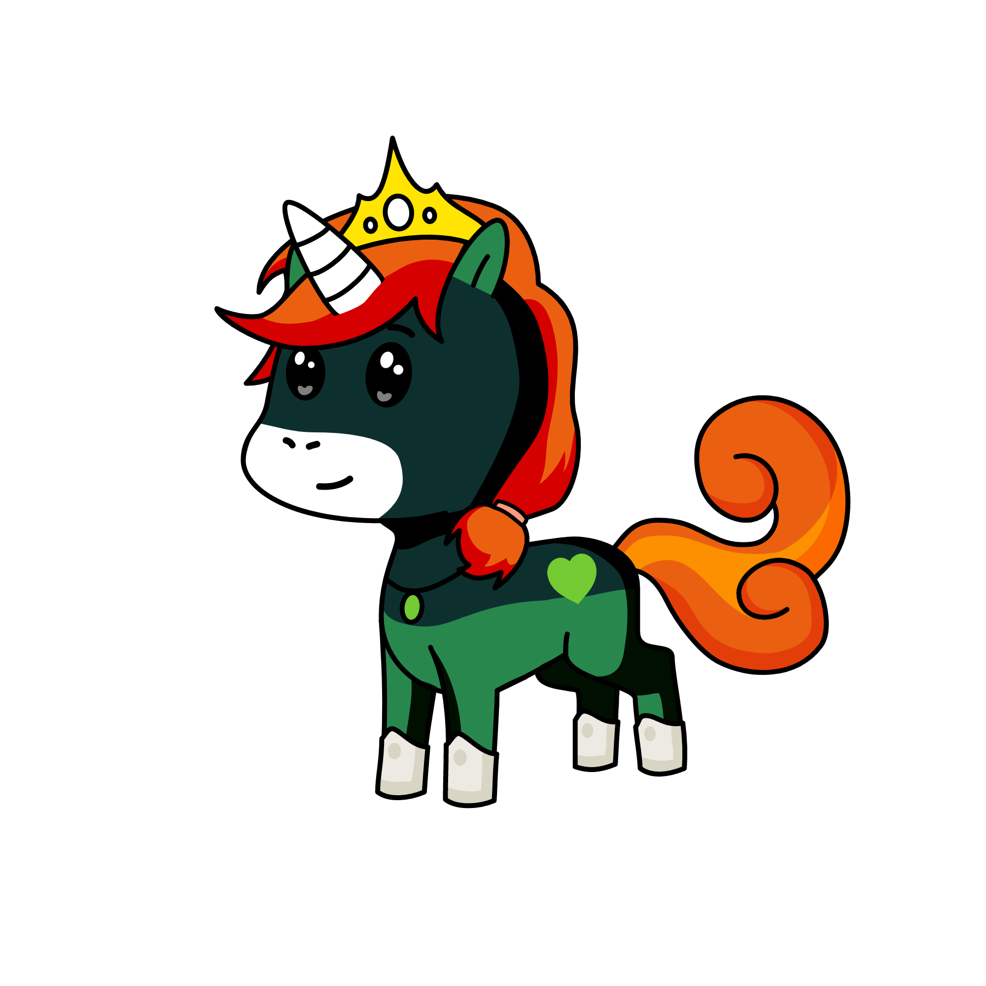 Queen Anna, the unicorn