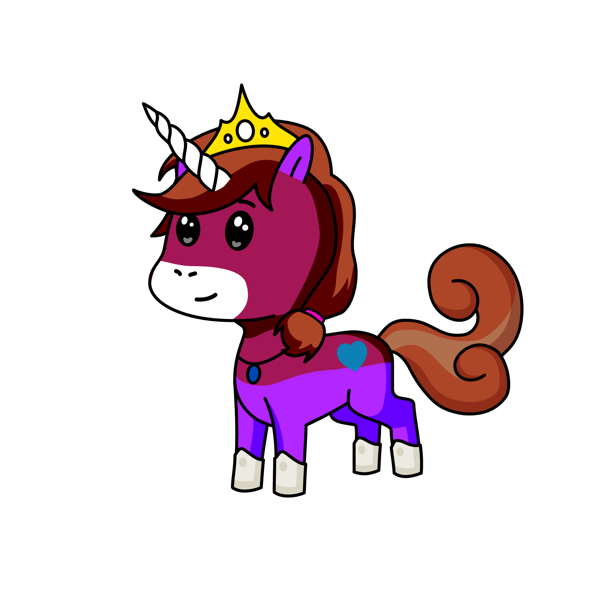 Queen Iduna, the unicorn