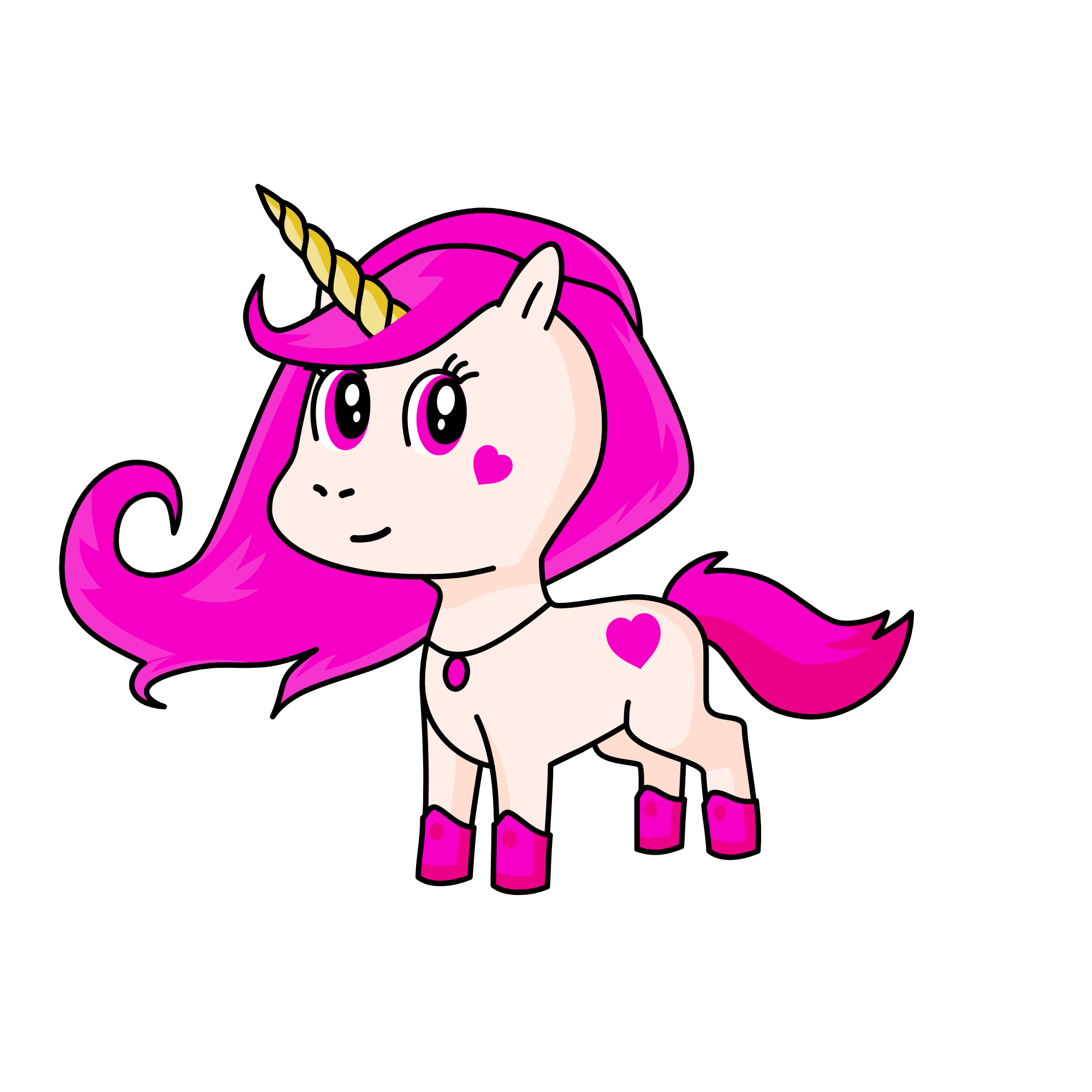 Velvet, the unicorn