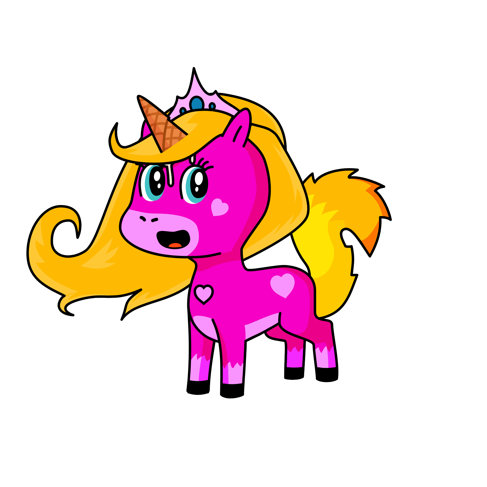 Pinky , the unicorn