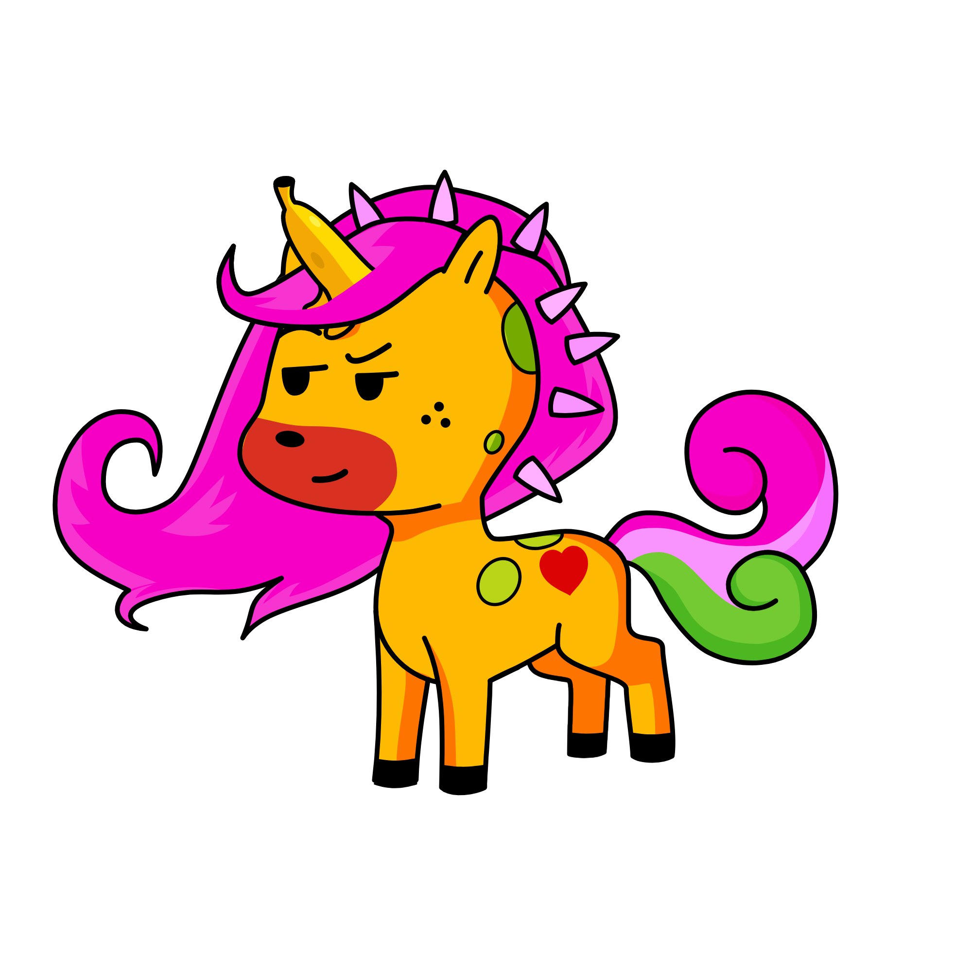 Crazy-Corn, the unicorn