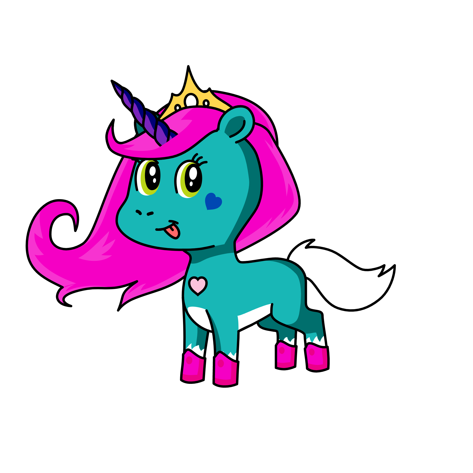 bertha, the unicorn