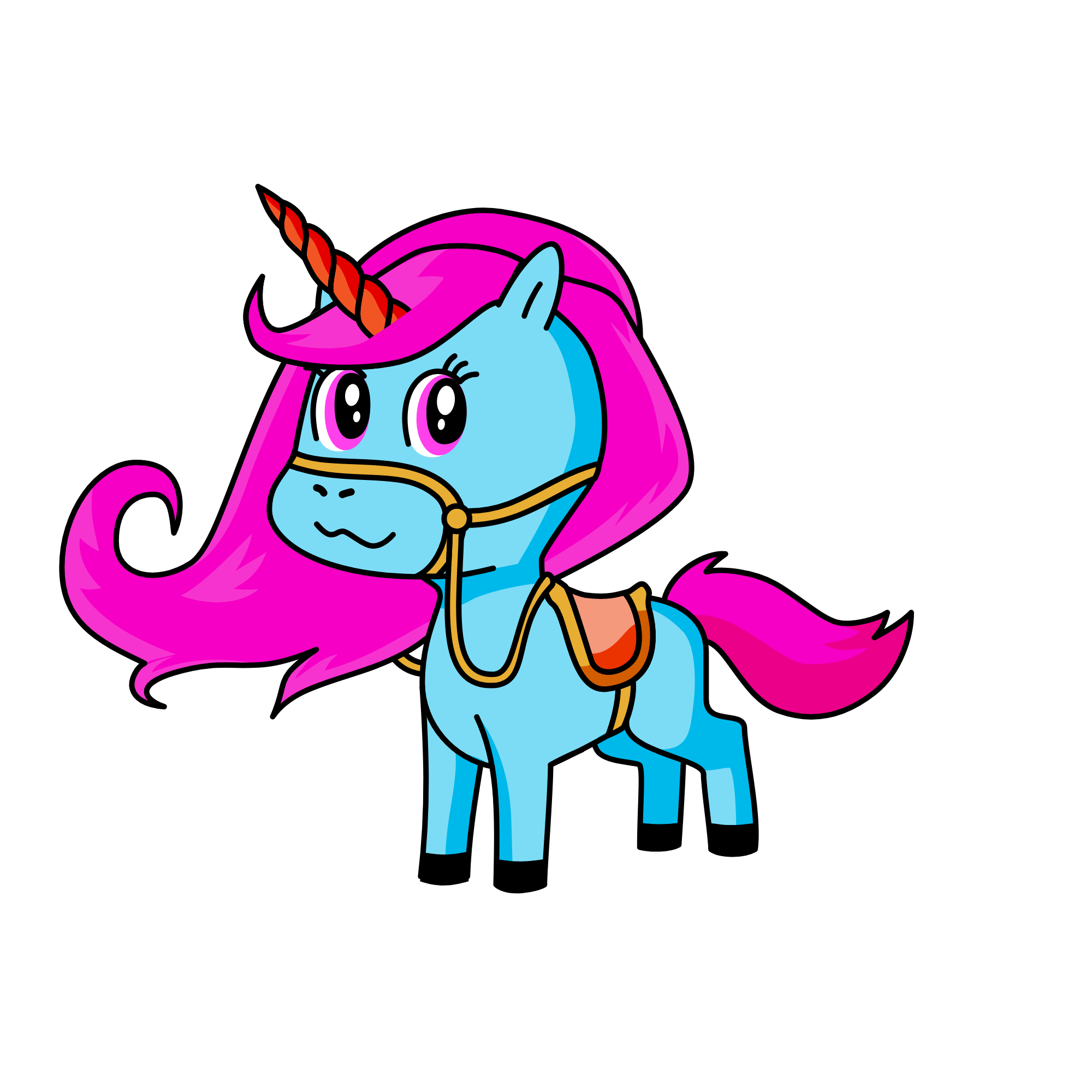 Milkshake, the unicorn