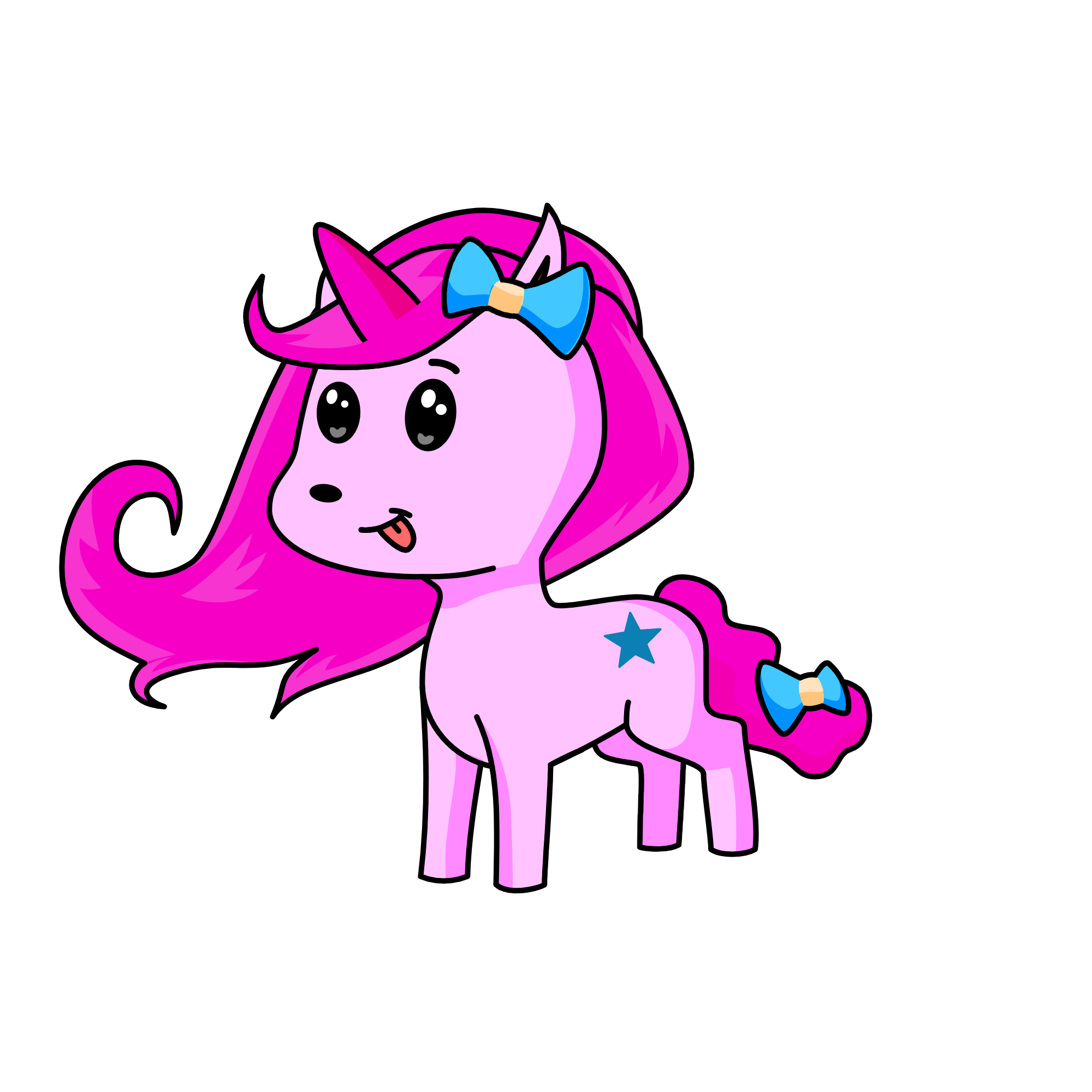 Pinkie pie, the unicorn