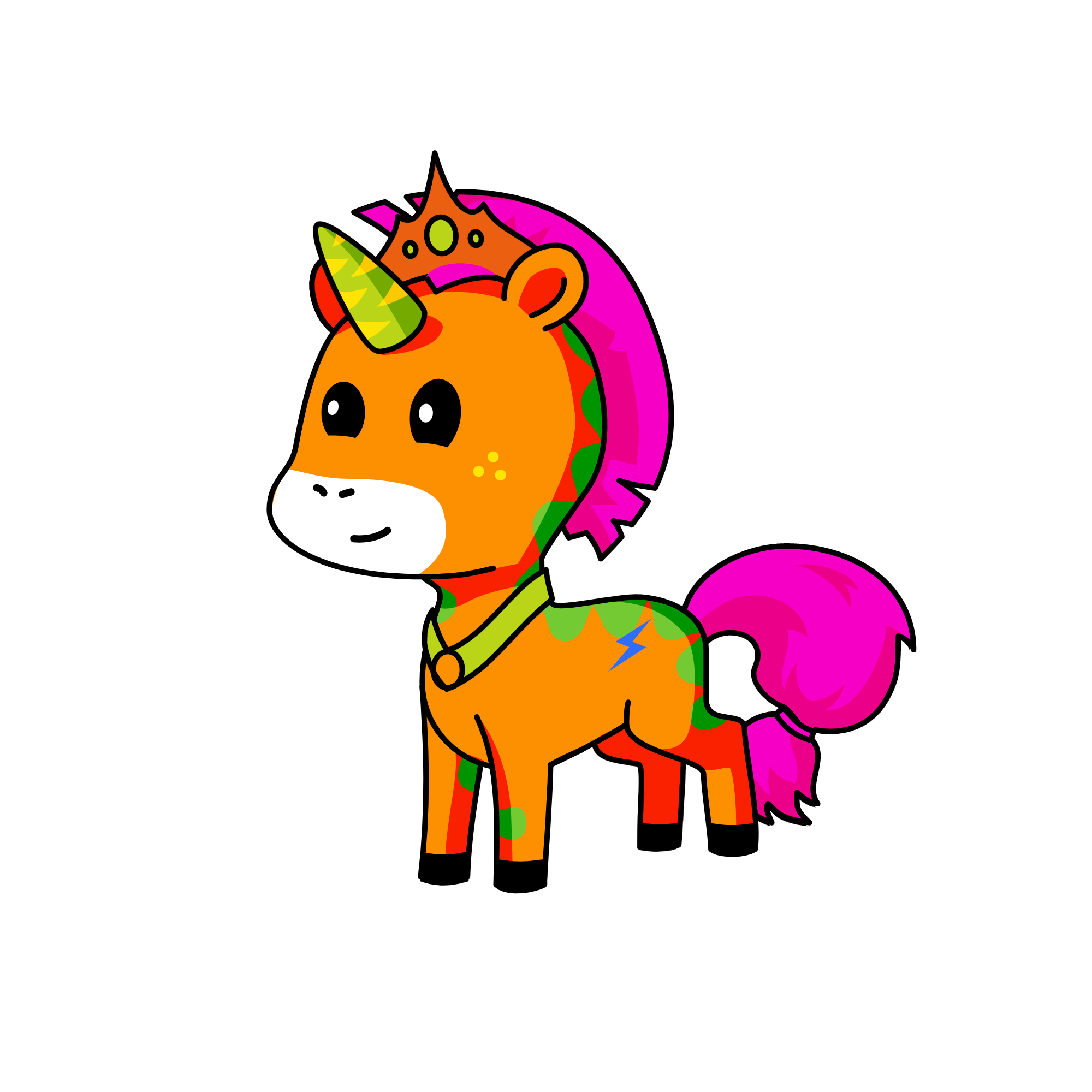 Eletctro, the unicorn