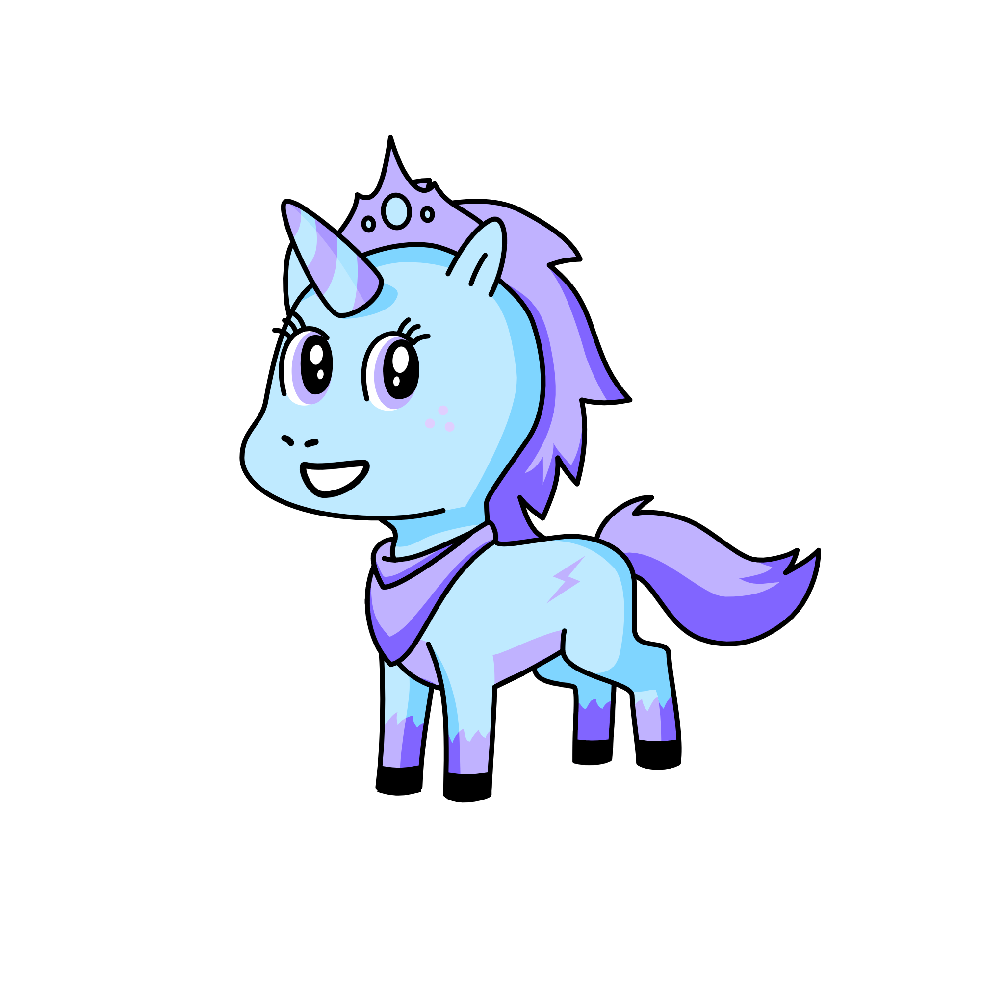 :), the unicorn