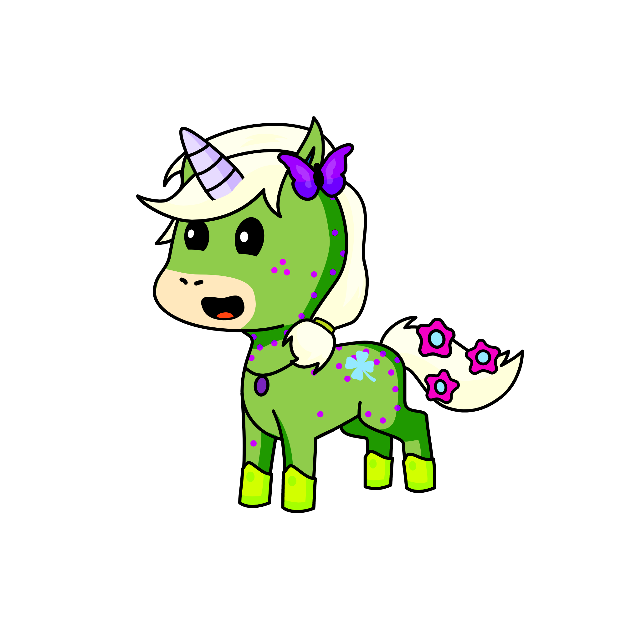 Elsa (Frozen Fever), the unicorn