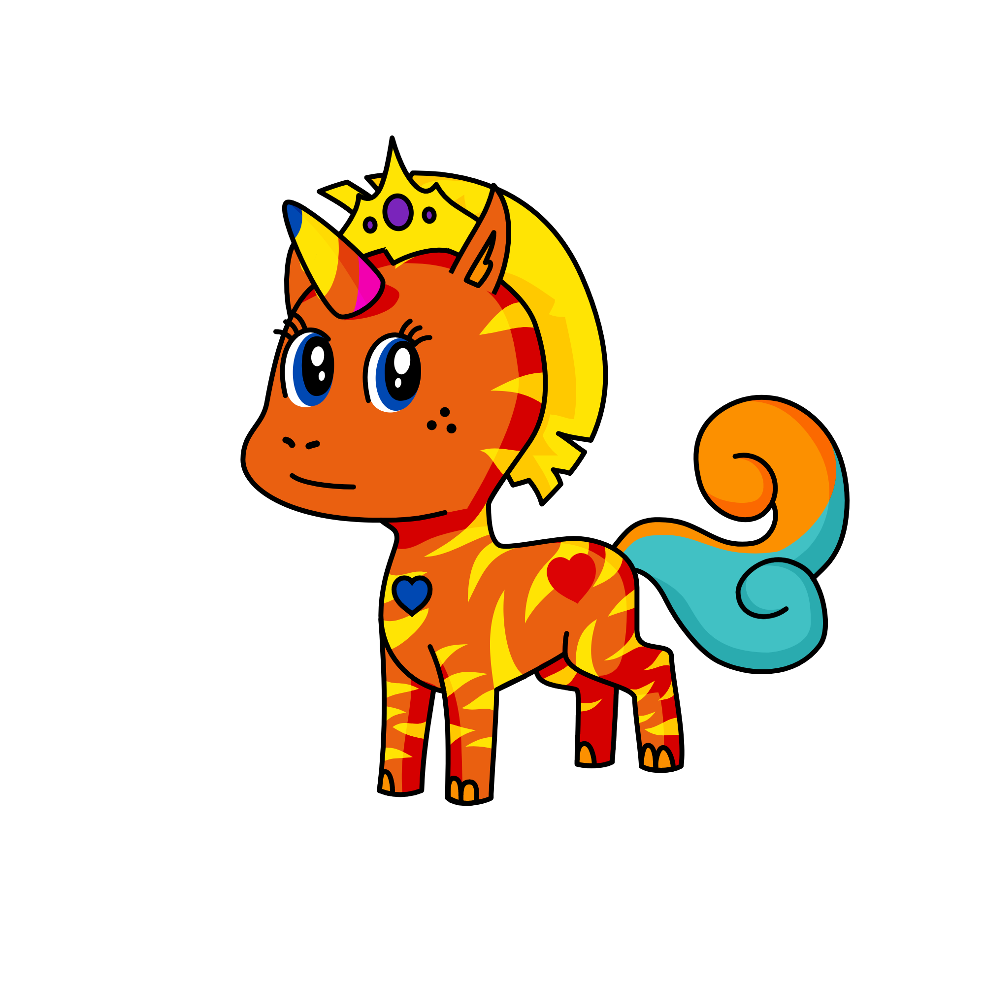 Stripes, the unicorn