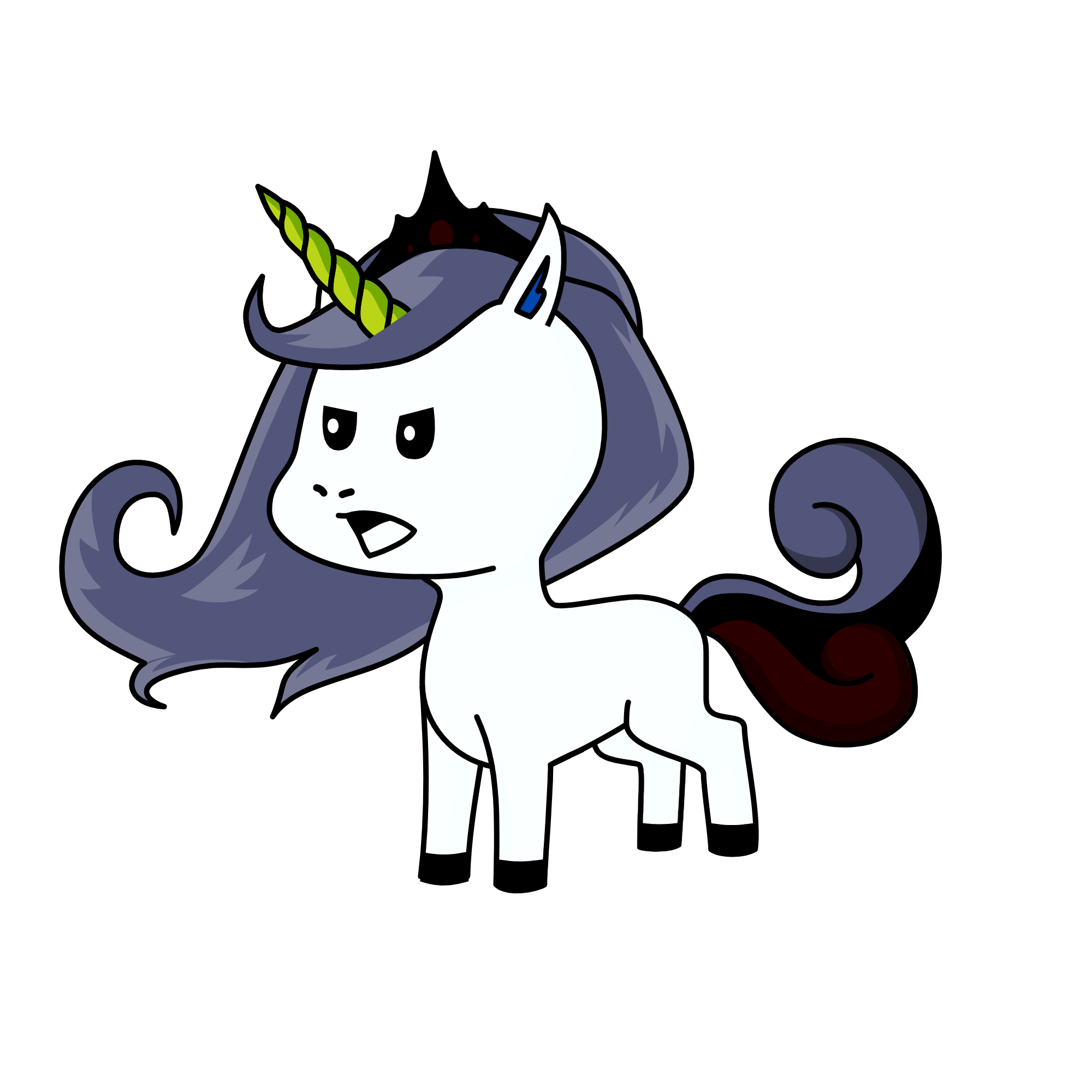 Evil, the unicorn