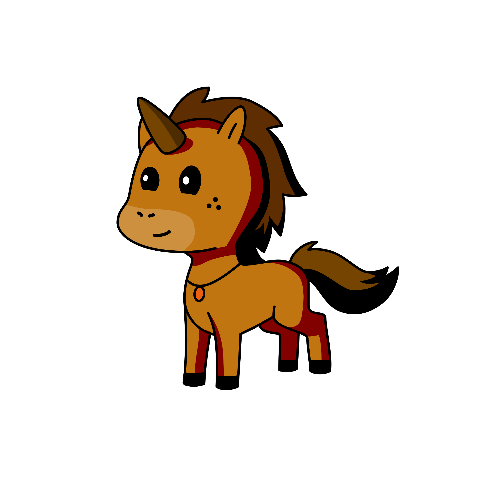 Horse, the unicorn