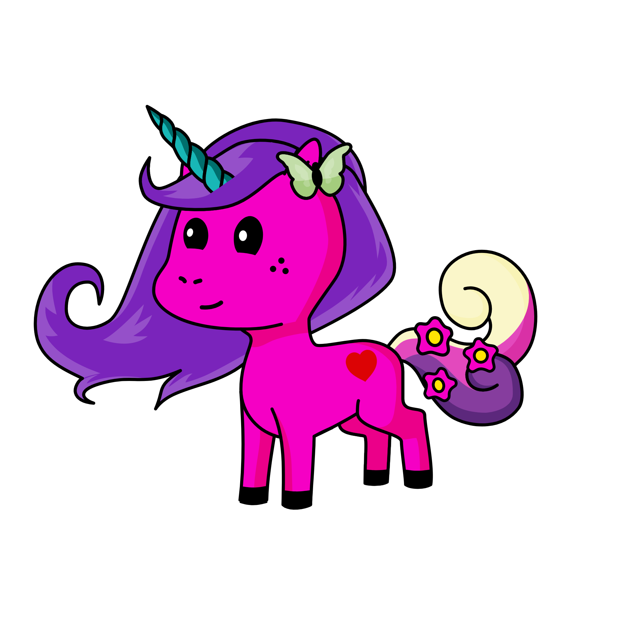 Rose, the unicorn