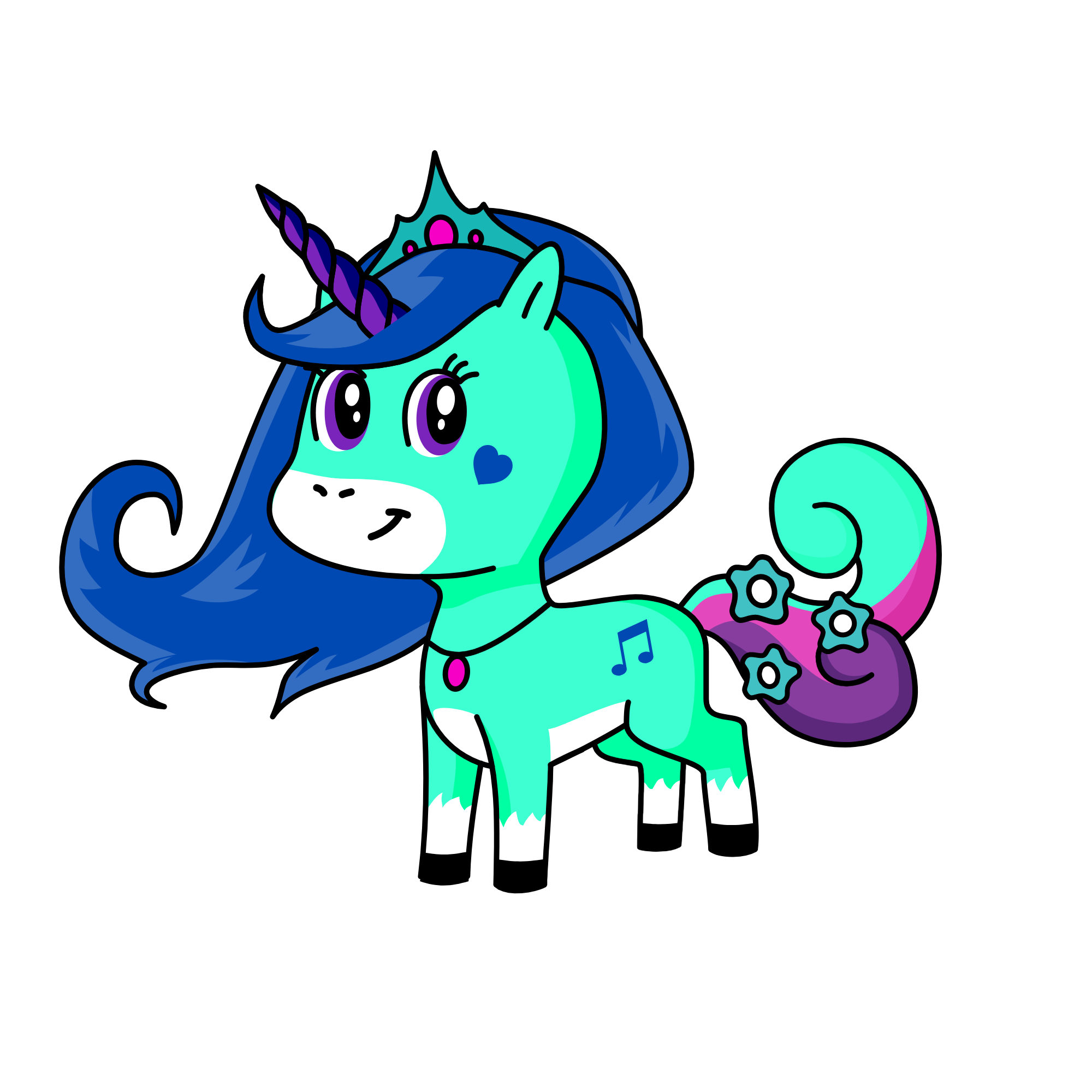 Snowflake, the unicorn