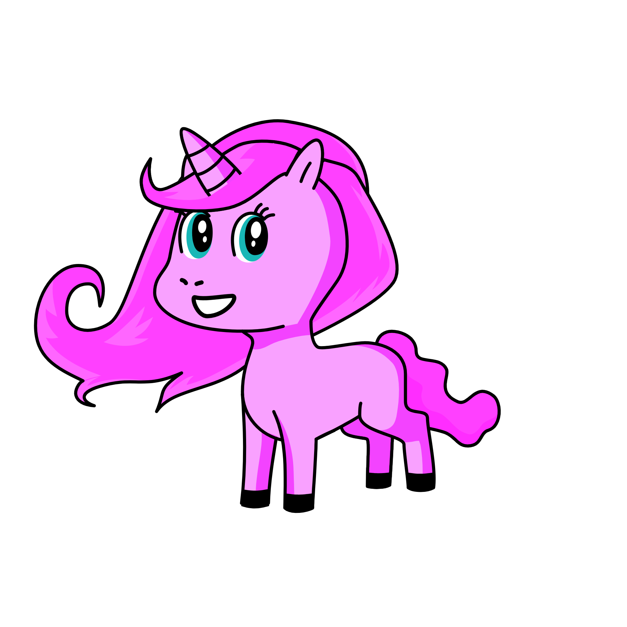 Pinkie pie, the unicorn