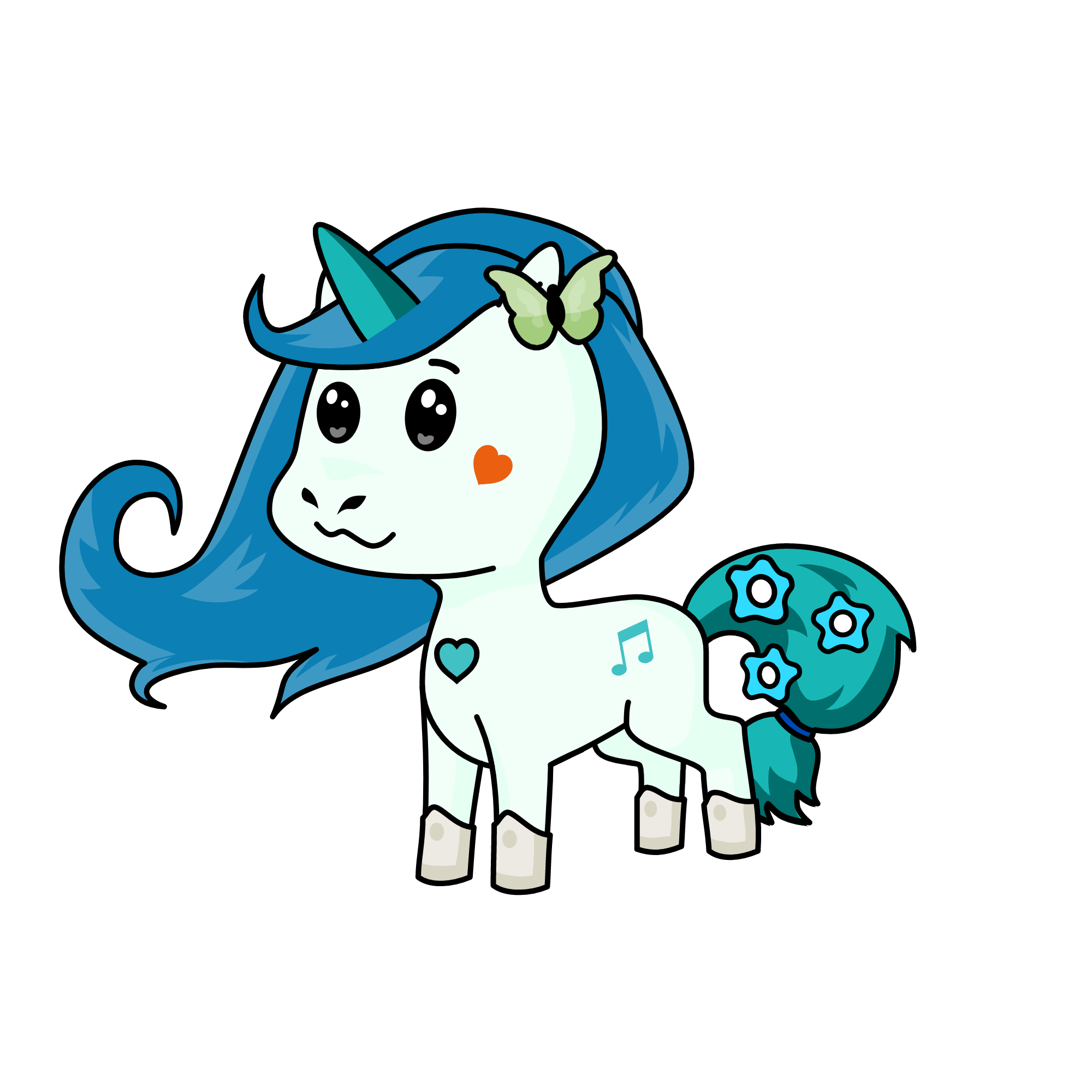 Winter unicorn, the unicorn
