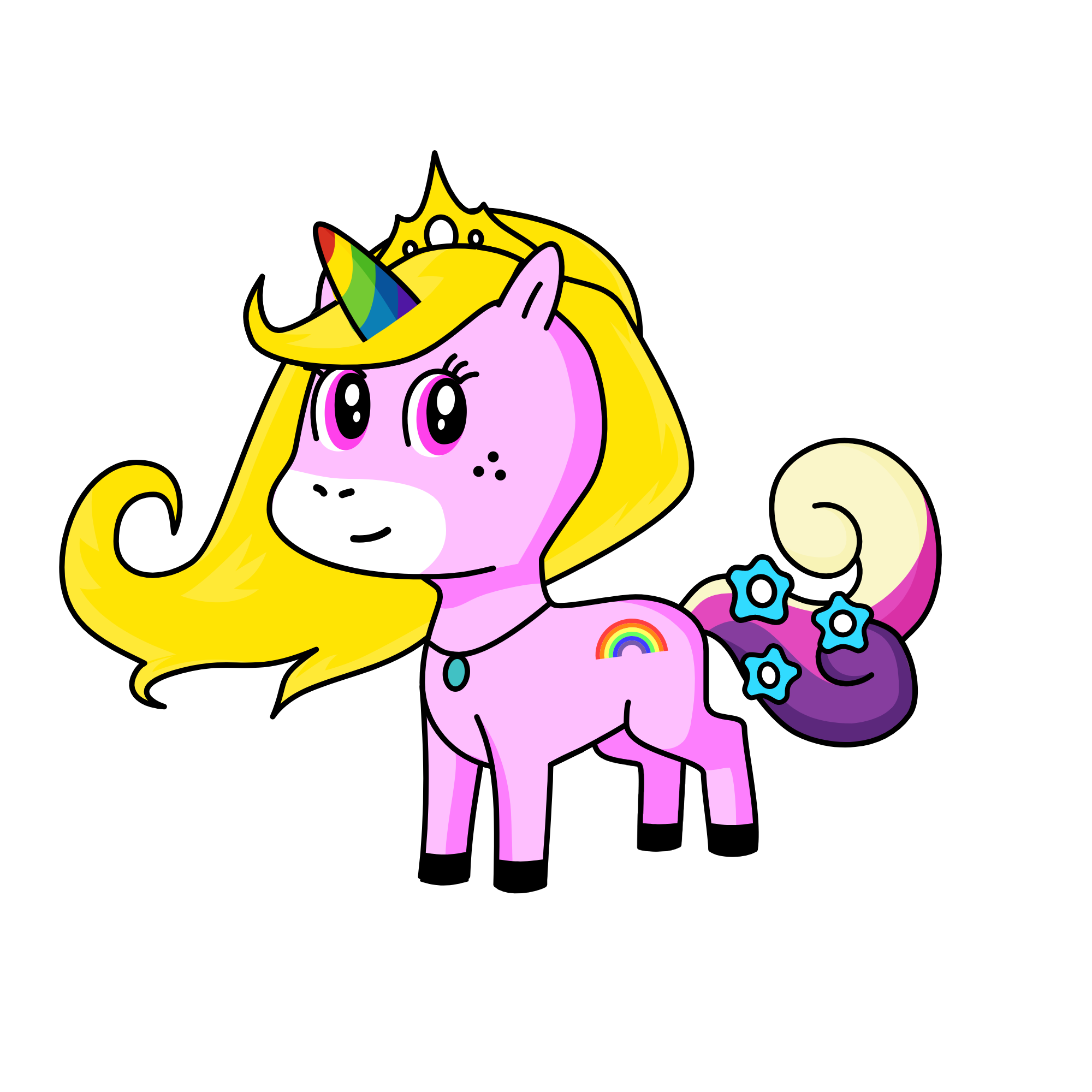 Crystal, the unicorn