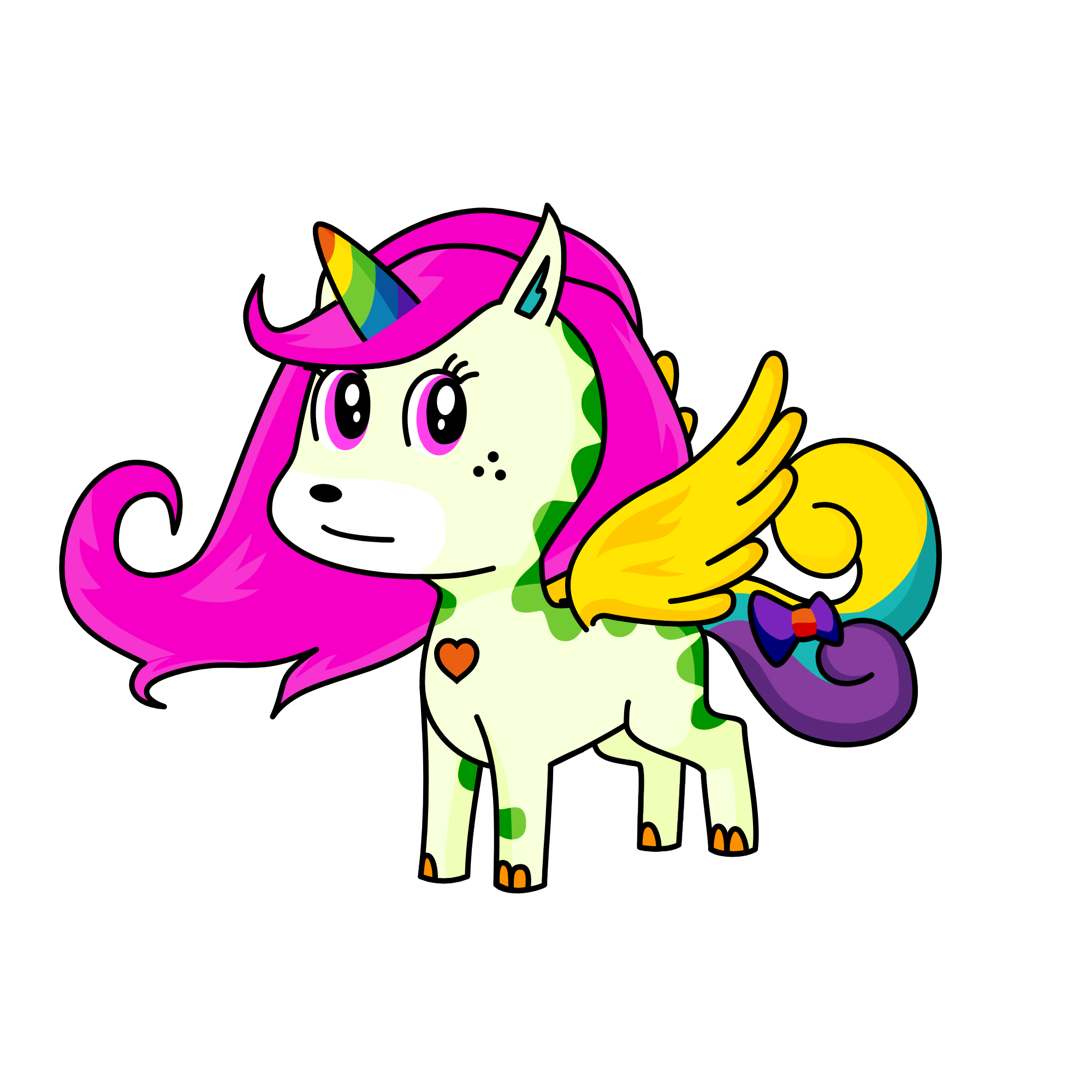Random, the unicorn