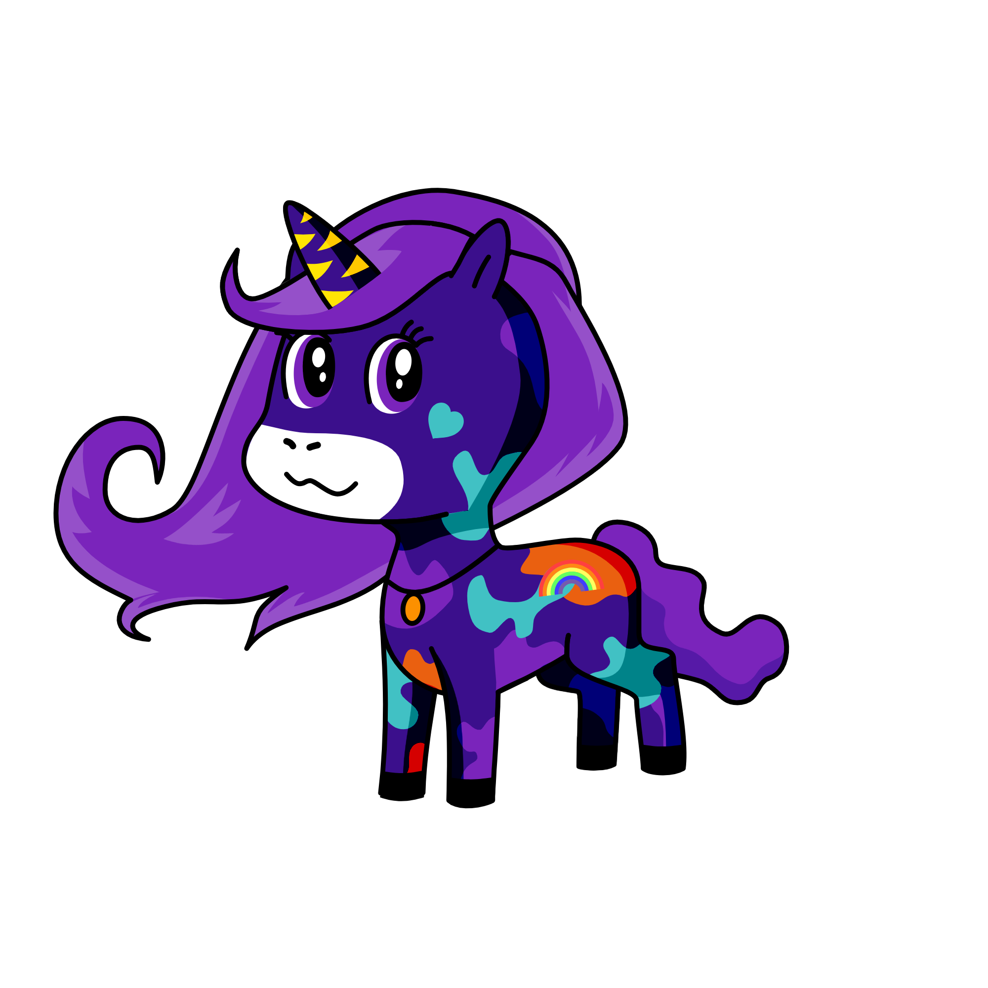 Sweet Cake, the unicorn