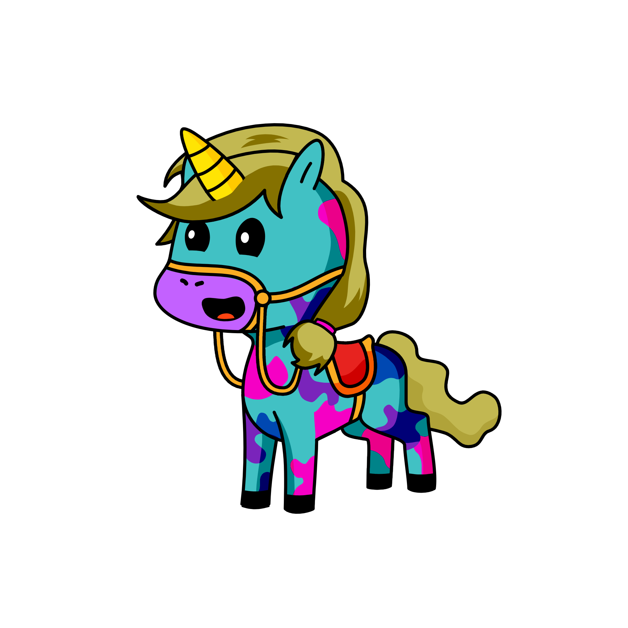poof, the unicorn