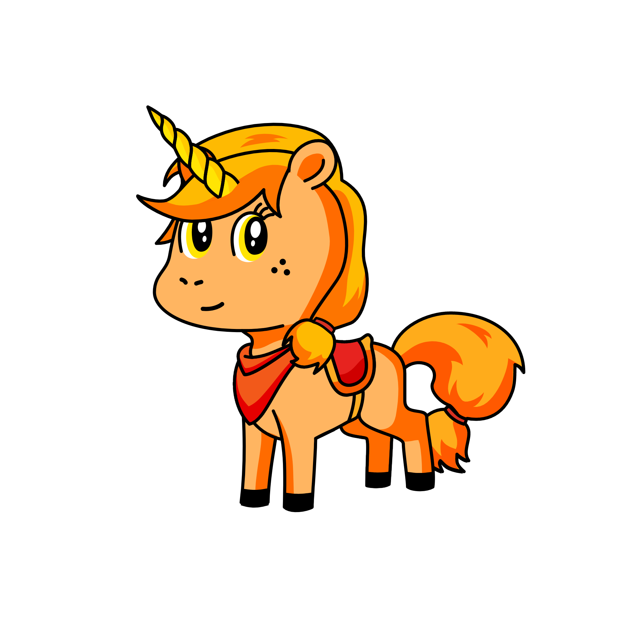 Fly By, the unicorn