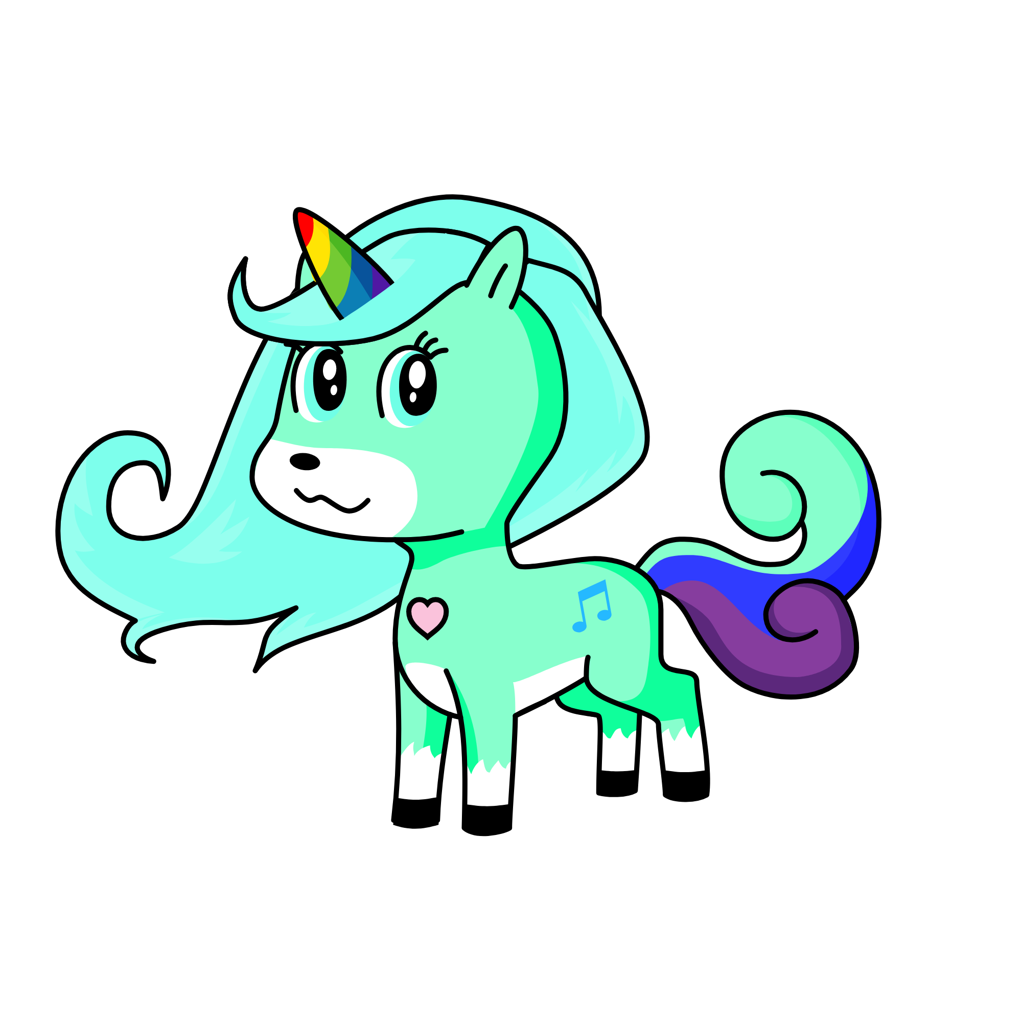 Kim, the unicorn