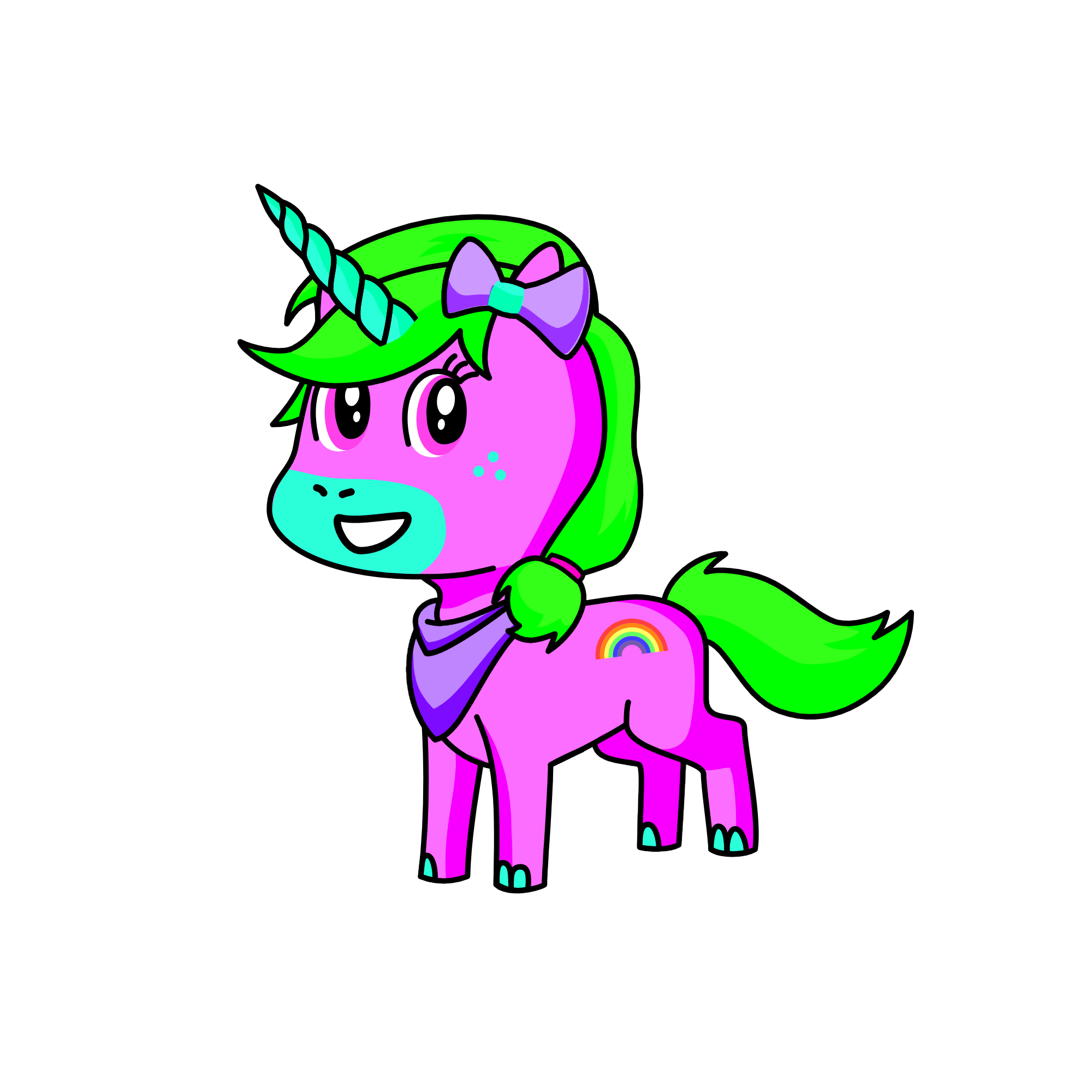 CANDY, the unicorn