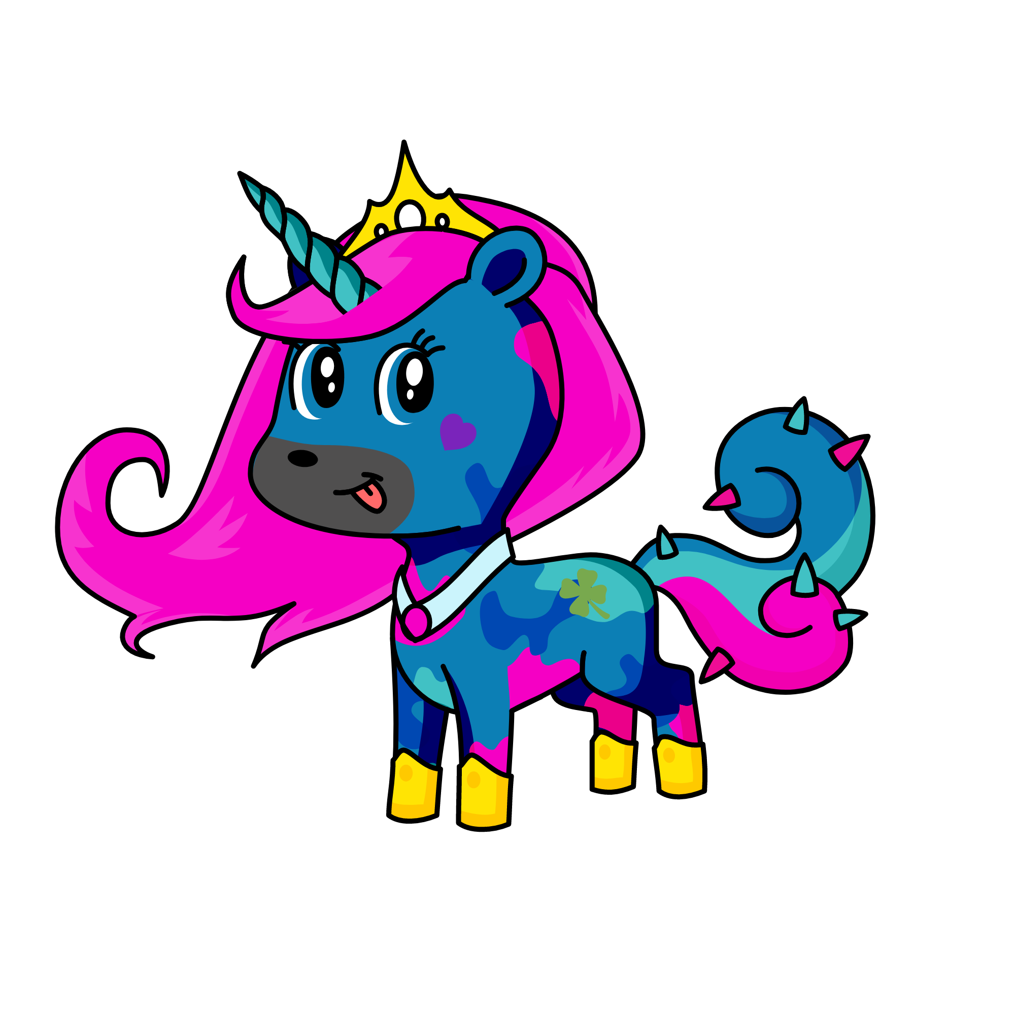clover, the unicorn
